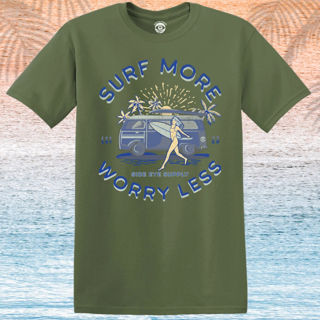 Surf More Worry Less T-Shirt