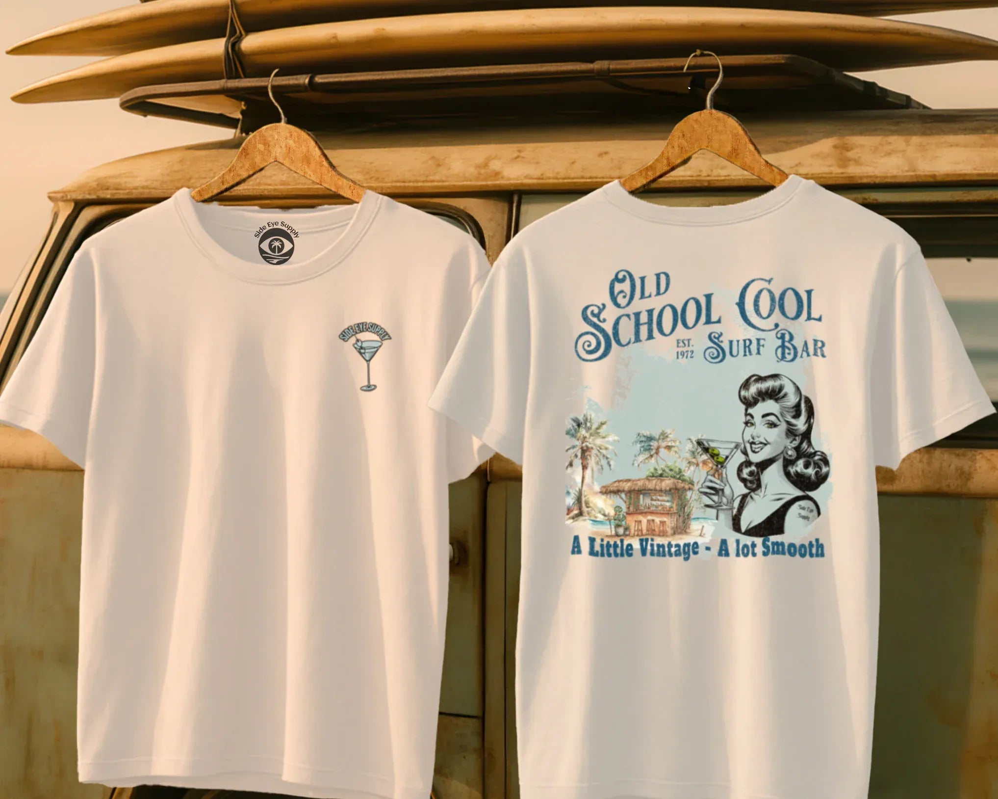 A Lot Smooth Tee White / S - by Side Eye Supply - Surf Beach Life Apparel