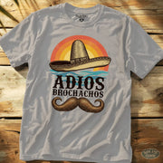 Adios Brochachos Tee Ice Grey / S - by Side Eye Supply - Surf Beach Life Apparel