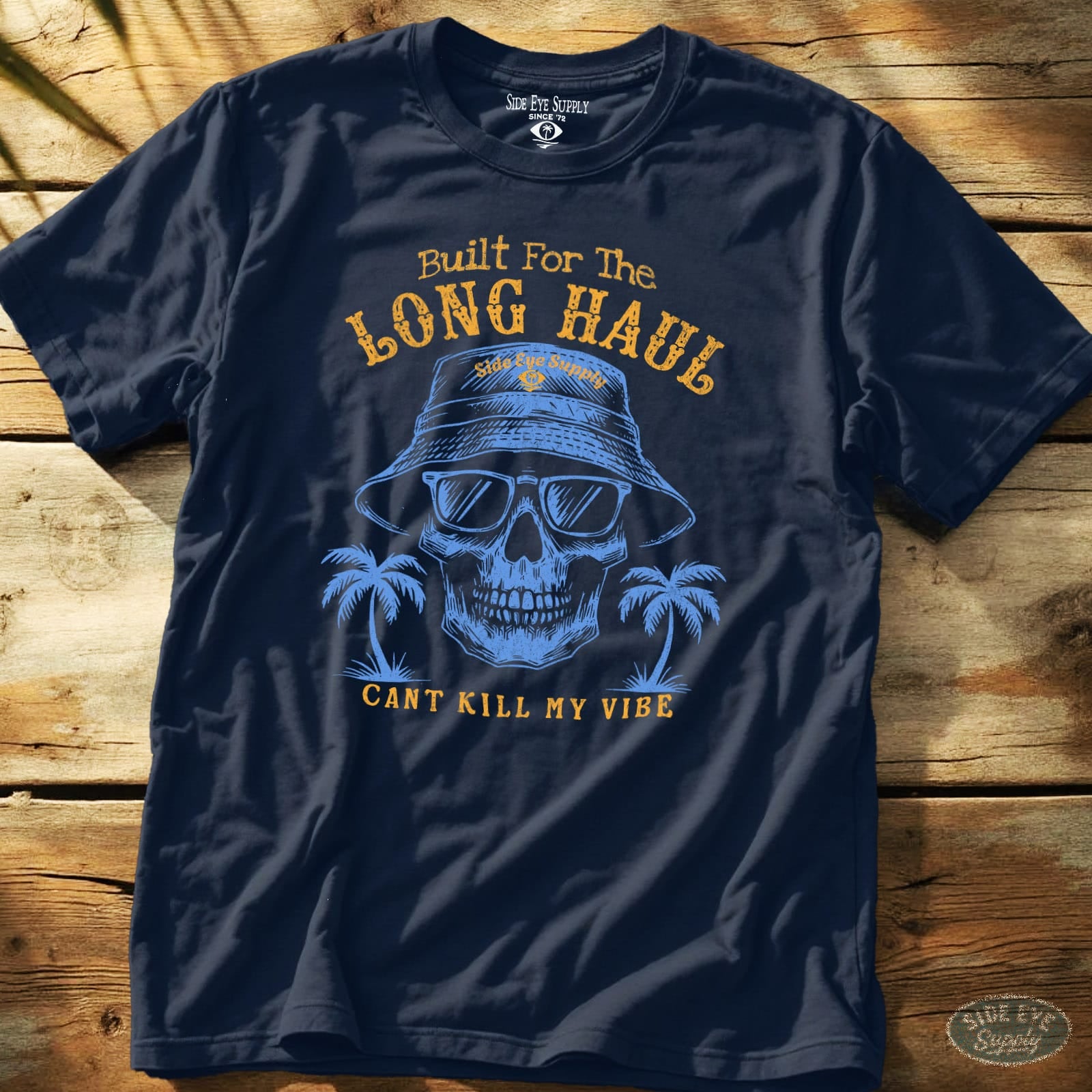All My Friends Tee Navy / S - by Side Eye Supply - Surf Beach Life Apparel