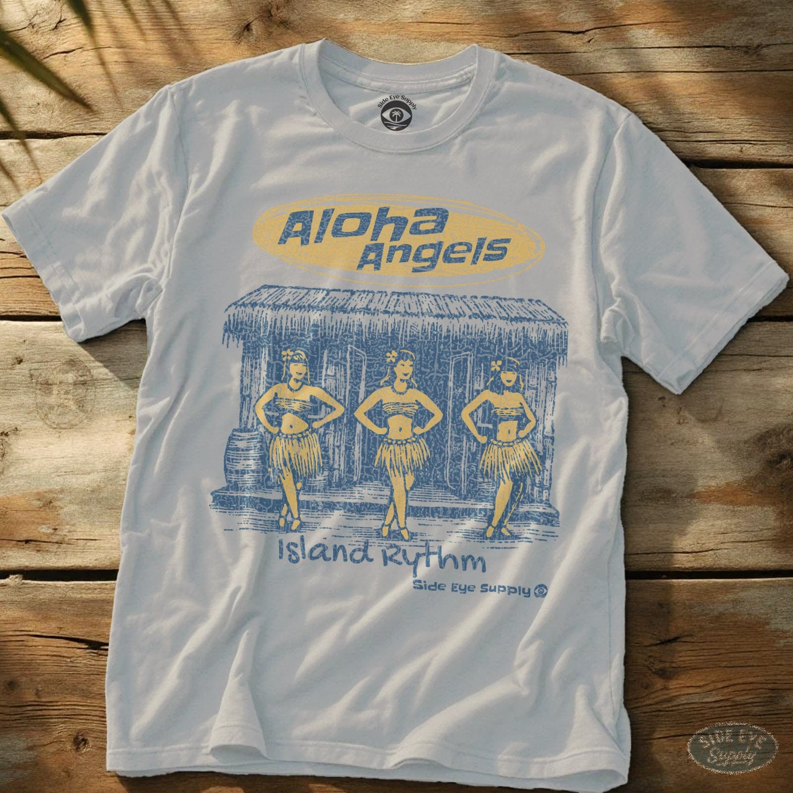 Aloha Angels Tee White / S - by Side Eye Supply - Surf Beach Life Apparel