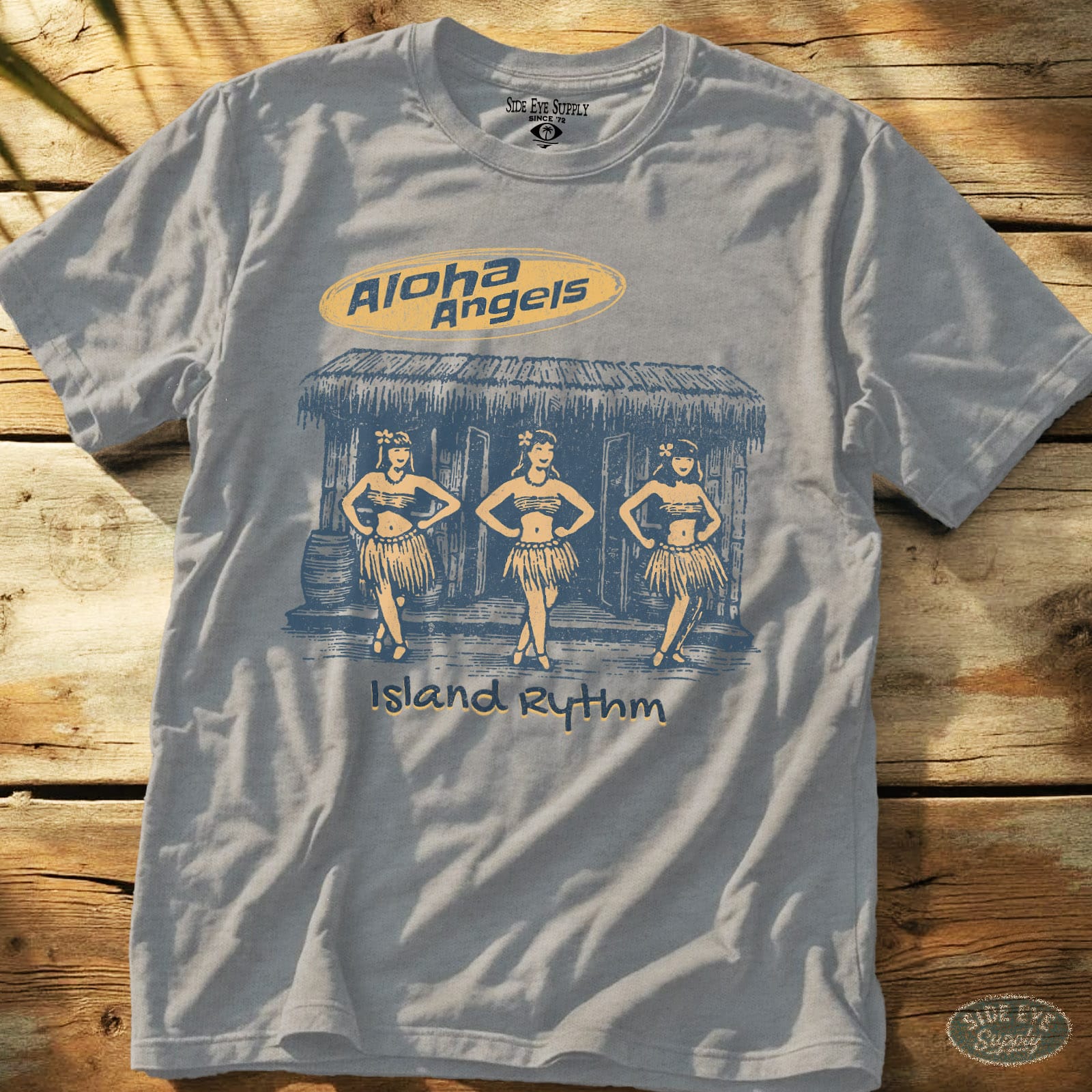 Aloha Angels Tee Sport Grey / S - by Side Eye Supply - Surf Beach Life Apparel