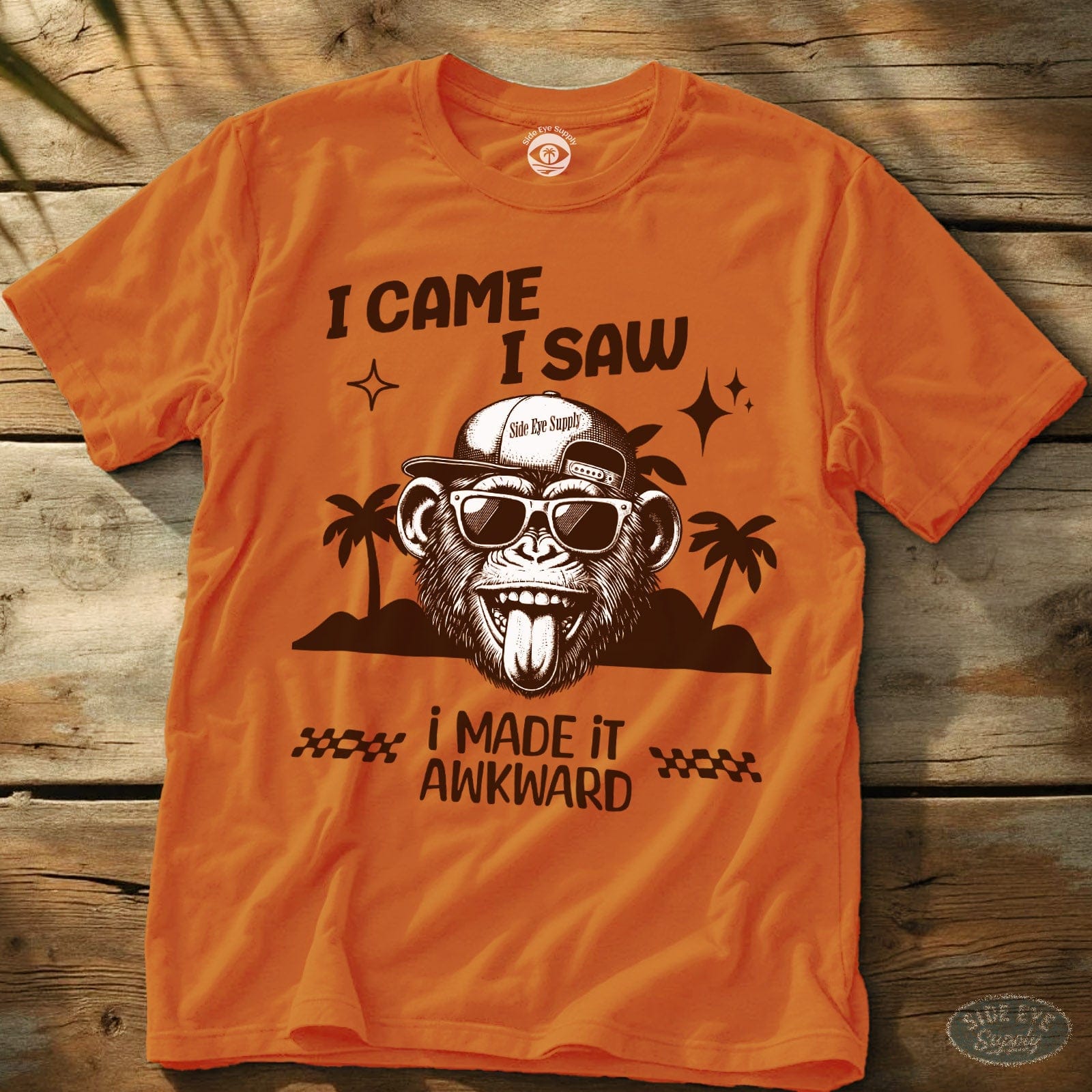 Awkward Tee Orange / S - by Side Eye Supply - Surf Beach Life Apparel