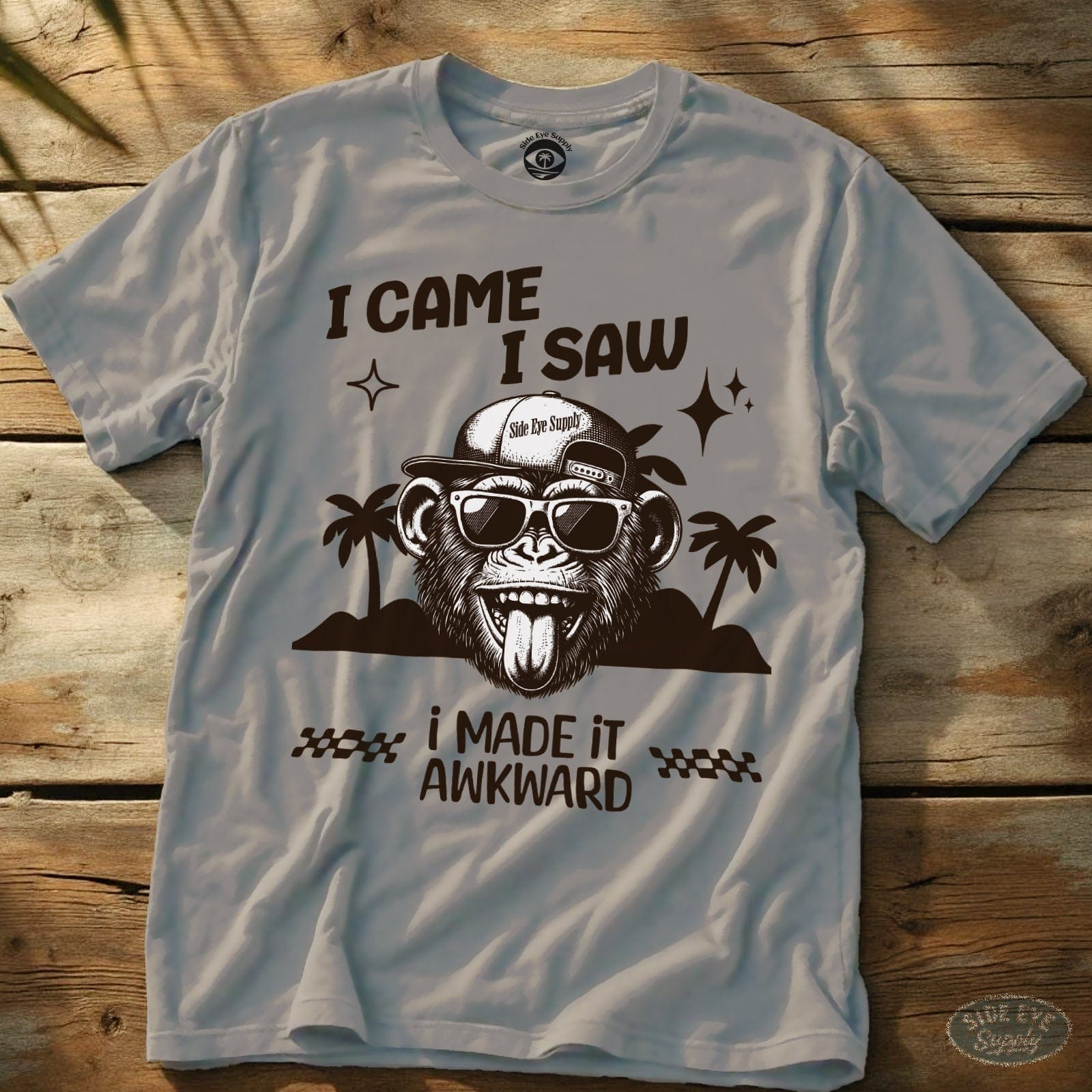 Awkward Tee Ice Grey / S - by Side Eye Supply - Surf Beach Life Apparel