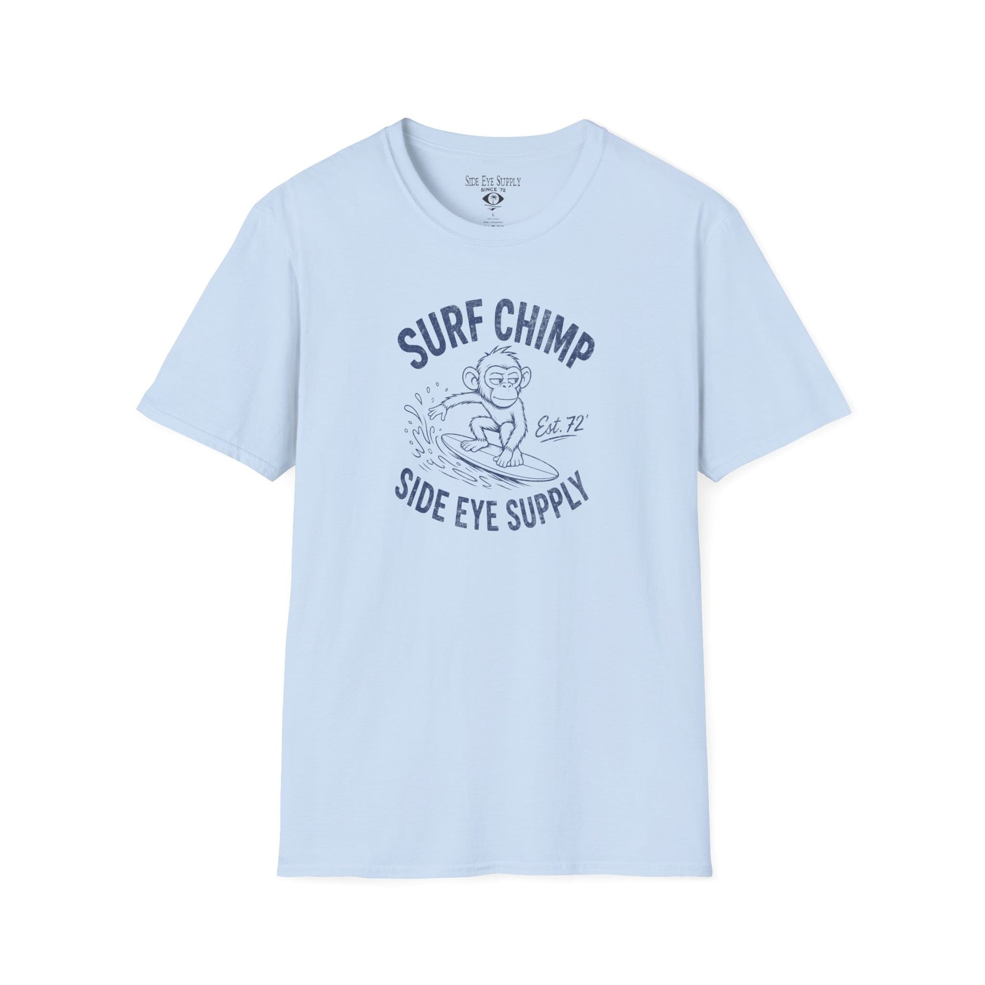 Bad Influencer - Tee Light Blue / S - by Side Eye Supply - Surf Beach Life Apparel