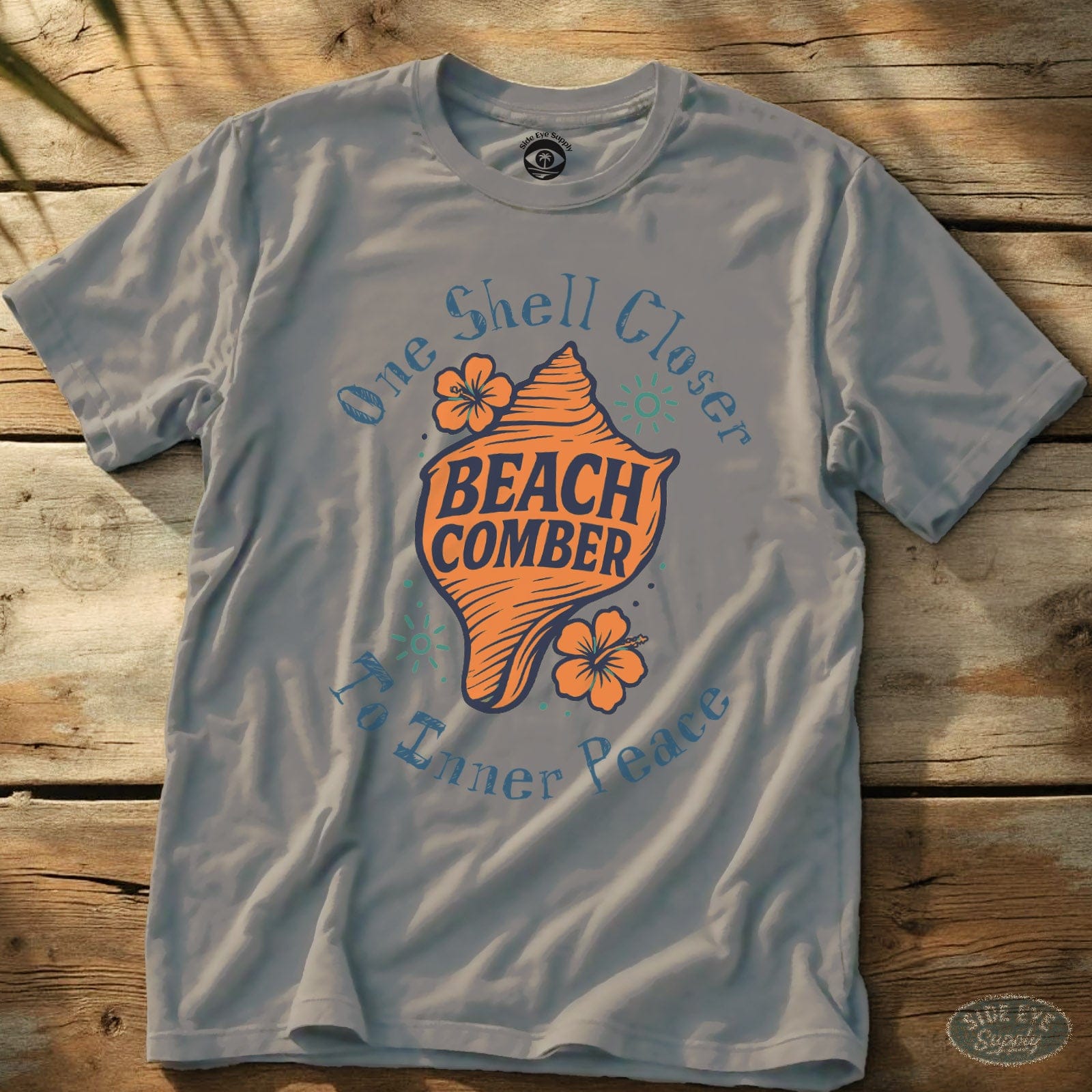 Beach Comber Tee Ice Grey / S - by Side Eye Supply - Surf Beach Life Apparel