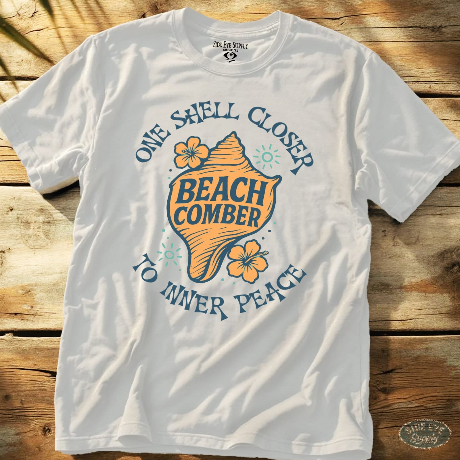 Beach Comber Tee White / S - by Side Eye Supply - Surf Beach Life Apparel
