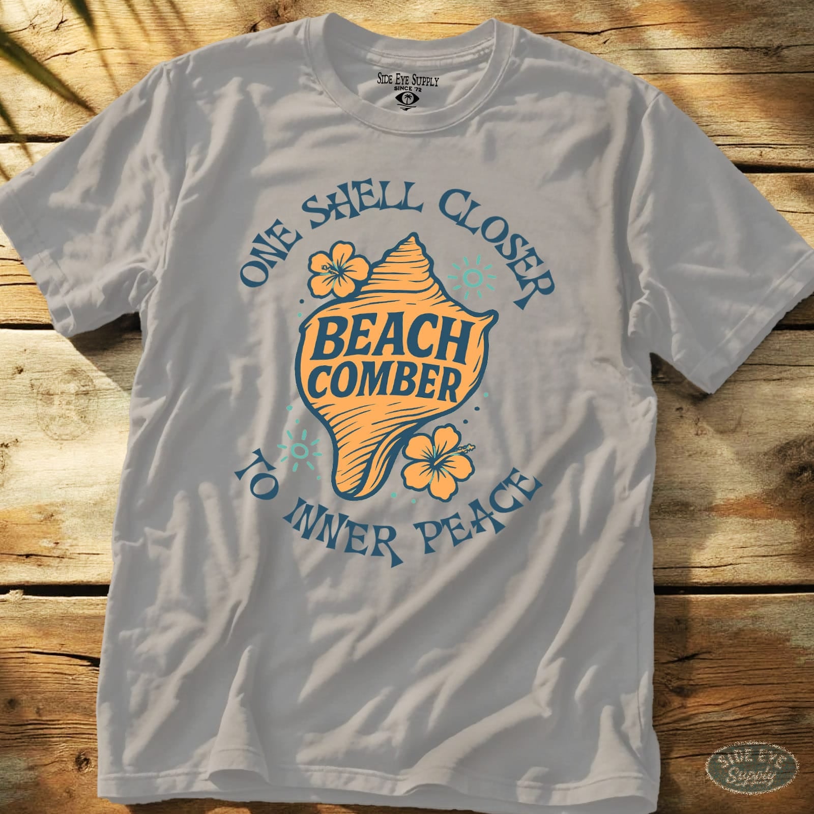 Beach Comber Tee Ice Grey / S - by Side Eye Supply - Surf Beach Life Apparel