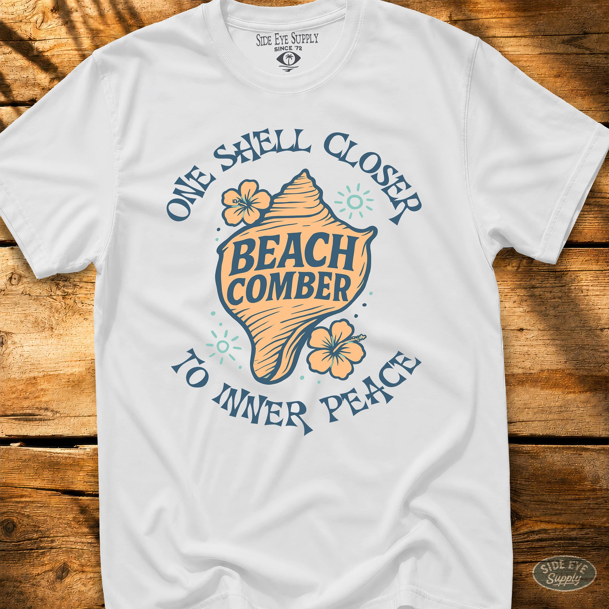 Beach Comber Tee White / S - by Side Eye Supply - Surf Beach Life Apparel
