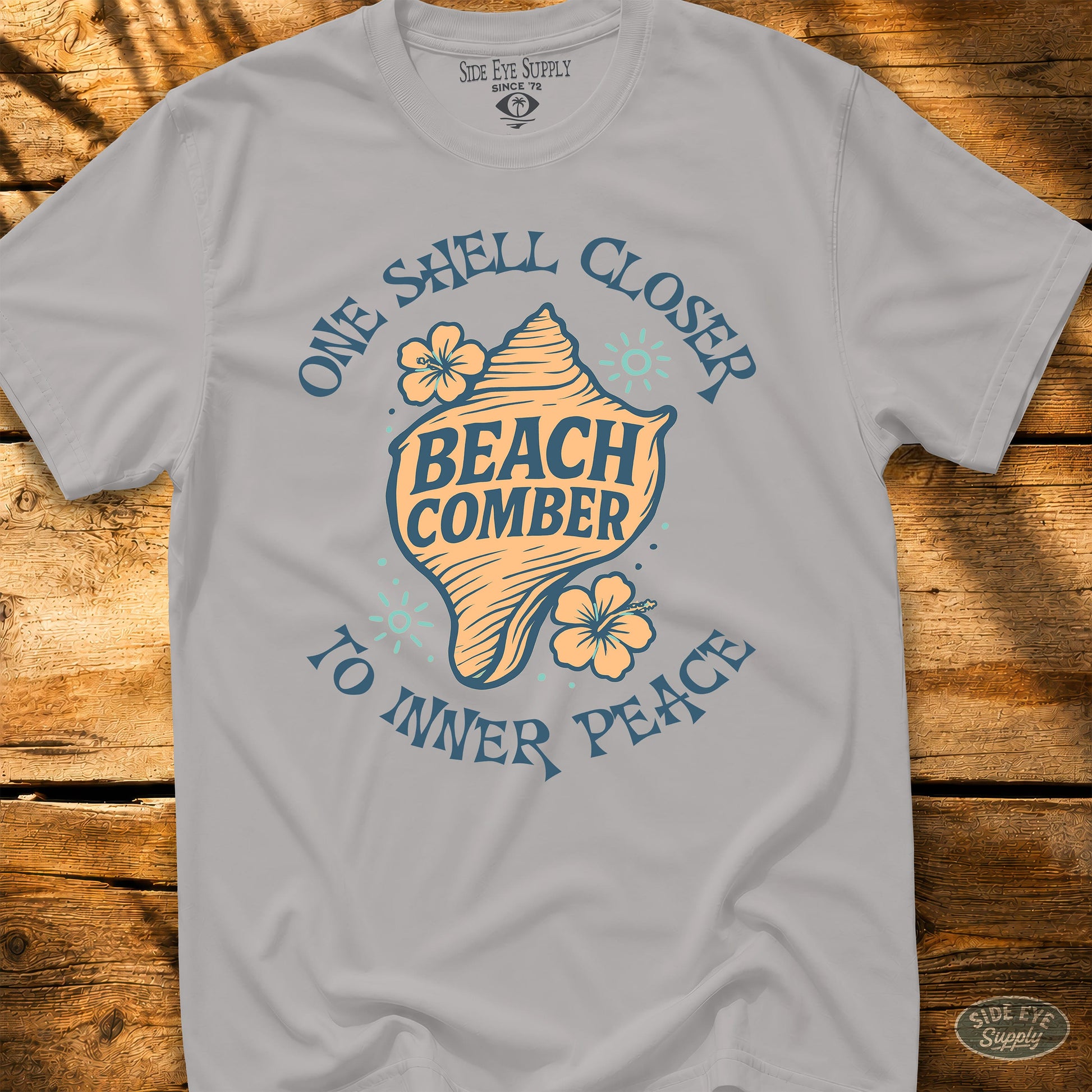 Beach Comber Tee Ice Grey / S - by Side Eye Supply - Surf Beach Life Apparel