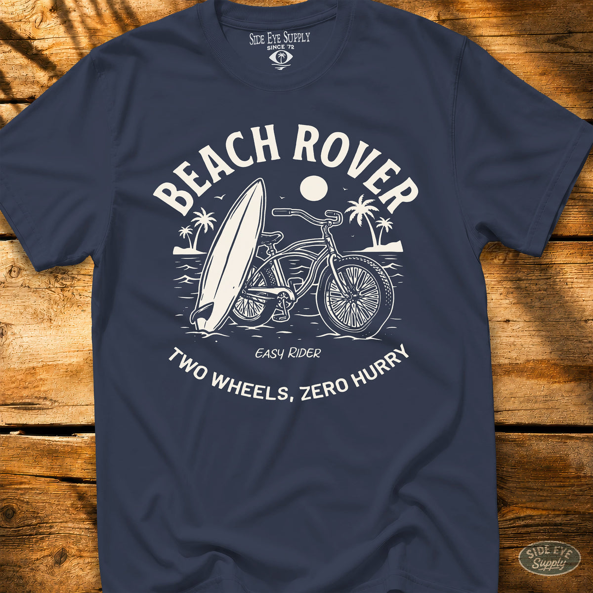 Beach Rover Tee Navy / S - by Side Eye Supply - Surf Beach Life Apparel