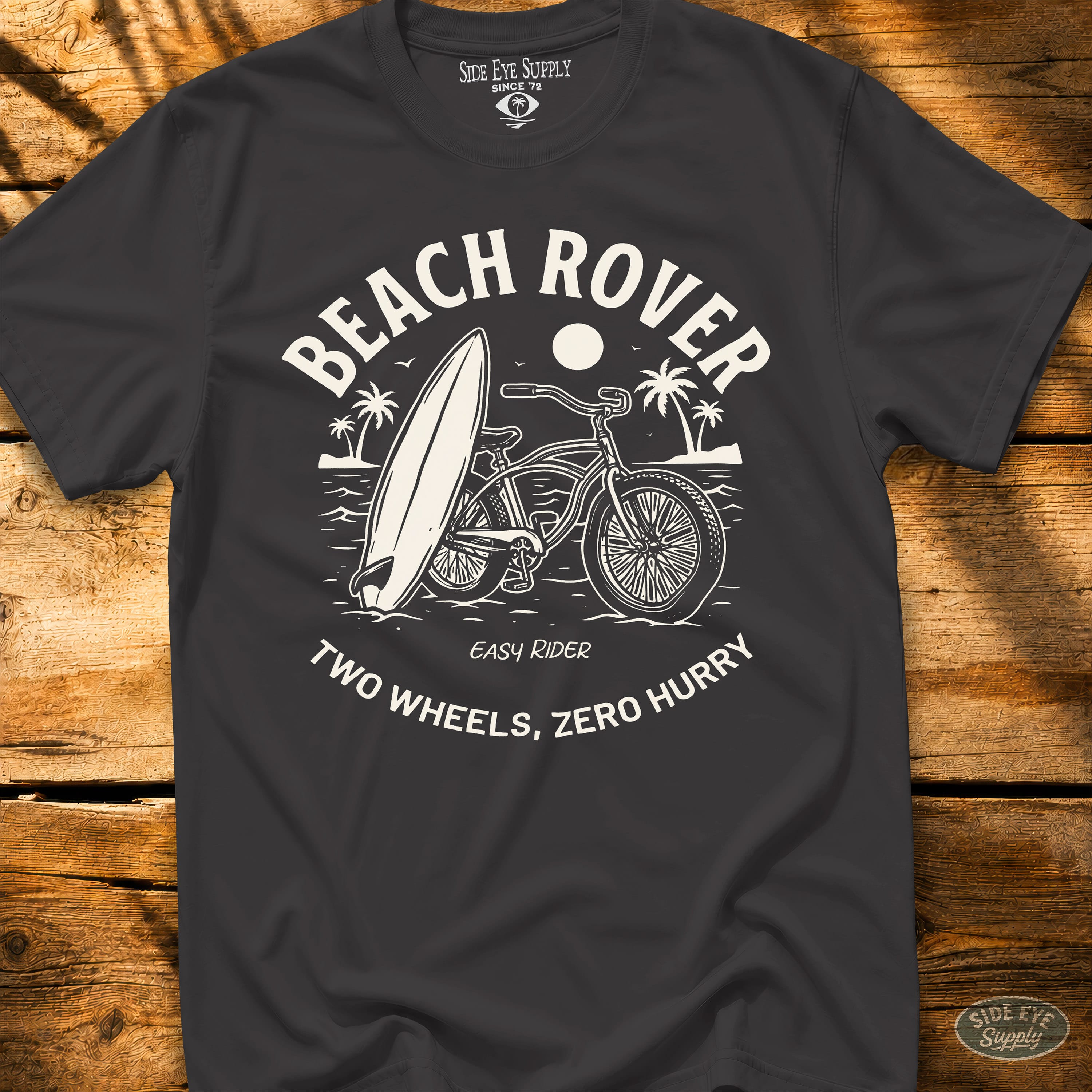 Beach Rover Tee Black / S - by Side Eye Supply - Surf Beach Life Apparel