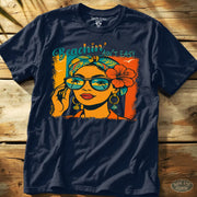 Beachin’ Ain’t Easy Tee Navy / S - by Side Eye Supply - Surf Beach Life Apparel