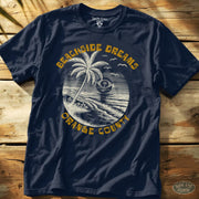 Beachside Dreams Tee Navy / S - by Side Eye Supply - Surf Beach Life Apparel