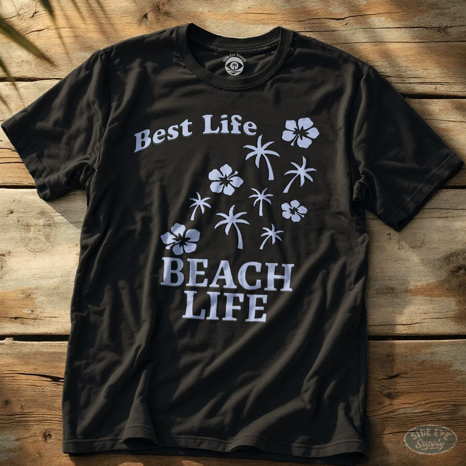 Best Life Tee Black / S - by Side Eye Supply - Surf Beach Life Apparel