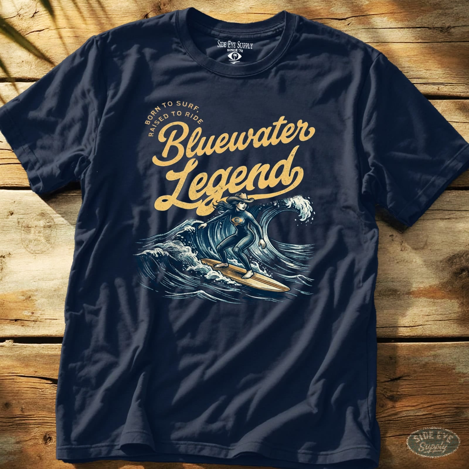Bluewater Legend Tee Navy / S - by Side Eye Supply - Surf Beach Life Apparel