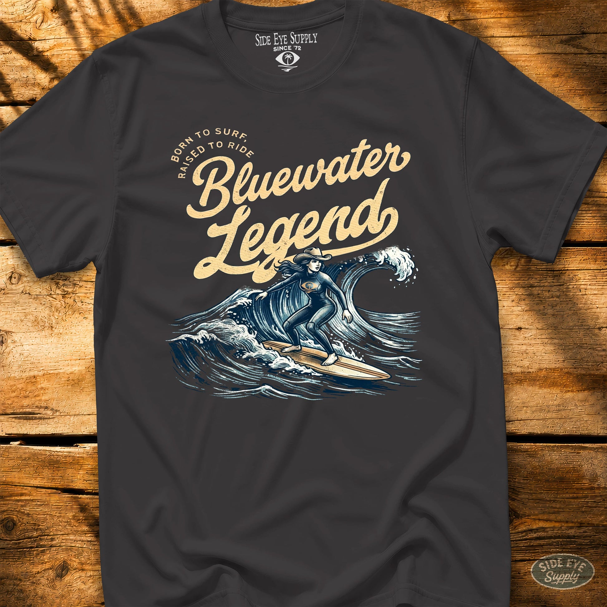 Bluewater Legend Tee Black / S - by Side Eye Supply - Surf Beach Life Apparel