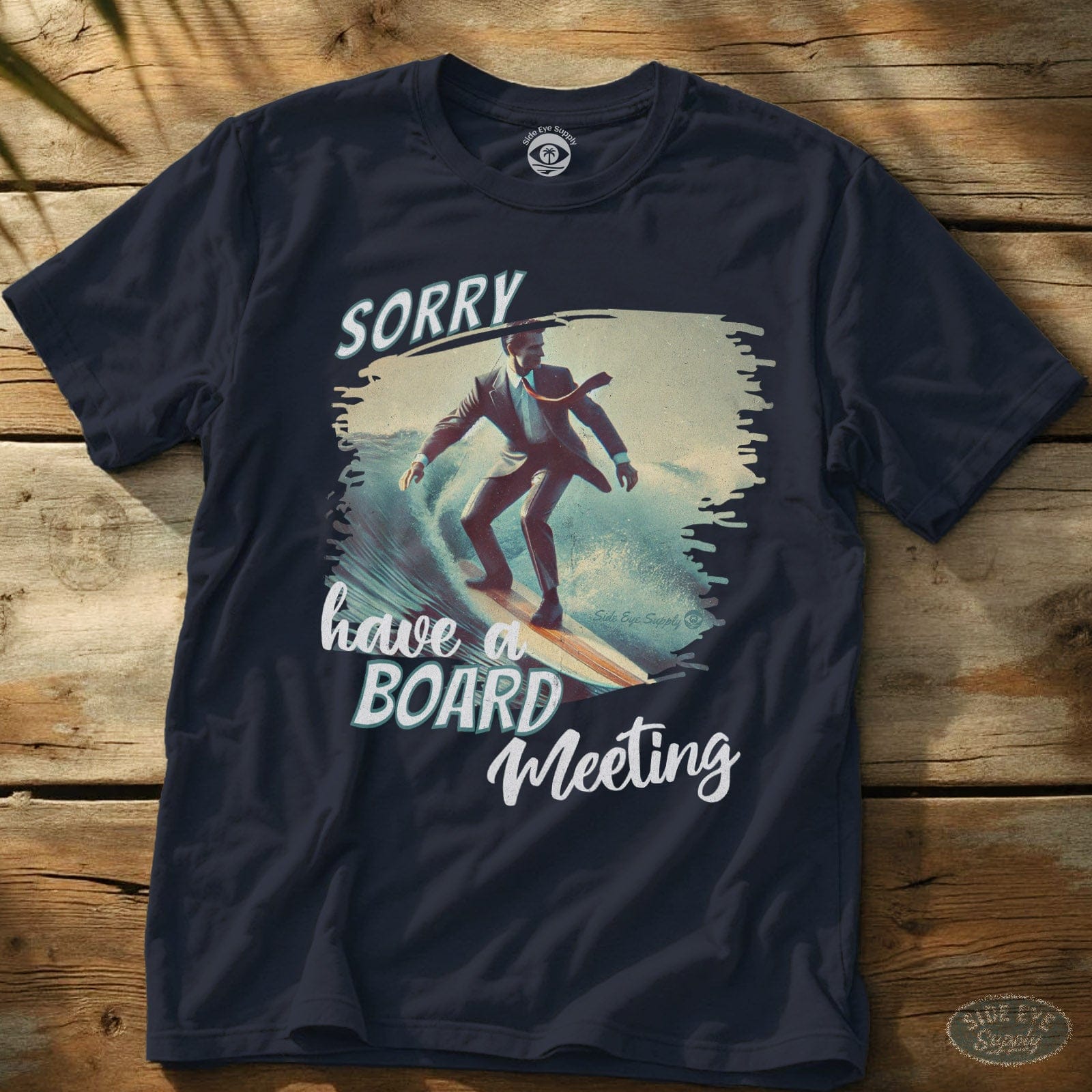 Board Meeting Tee Navy / S - by Side Eye Supply - Surf Beach Life Apparel