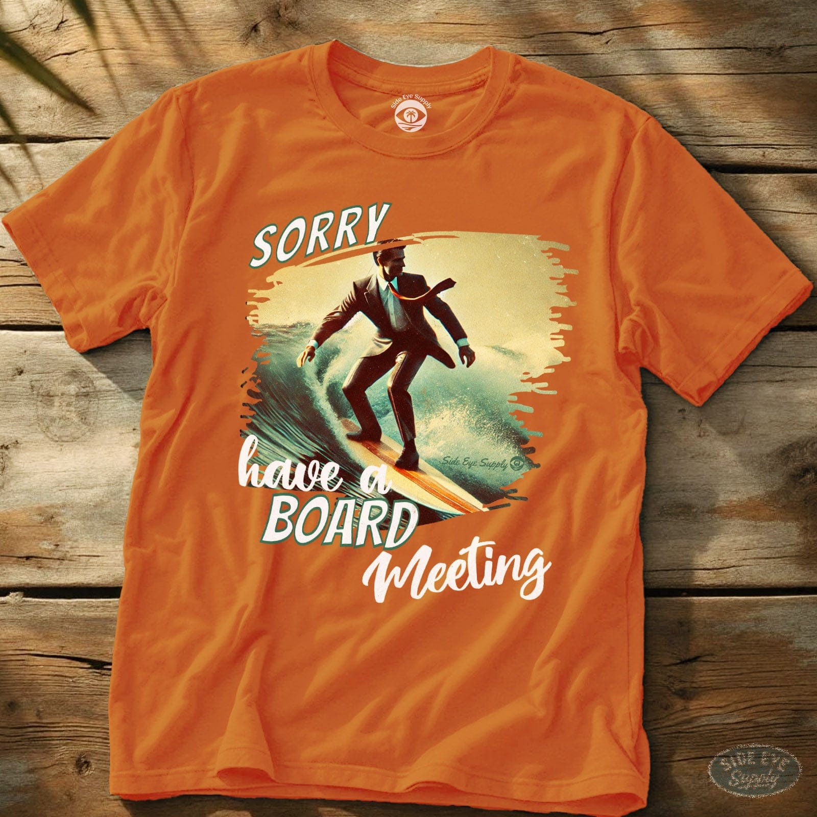 Board Meeting Tee Orange / S - by Side Eye Supply - Surf Beach Life Apparel