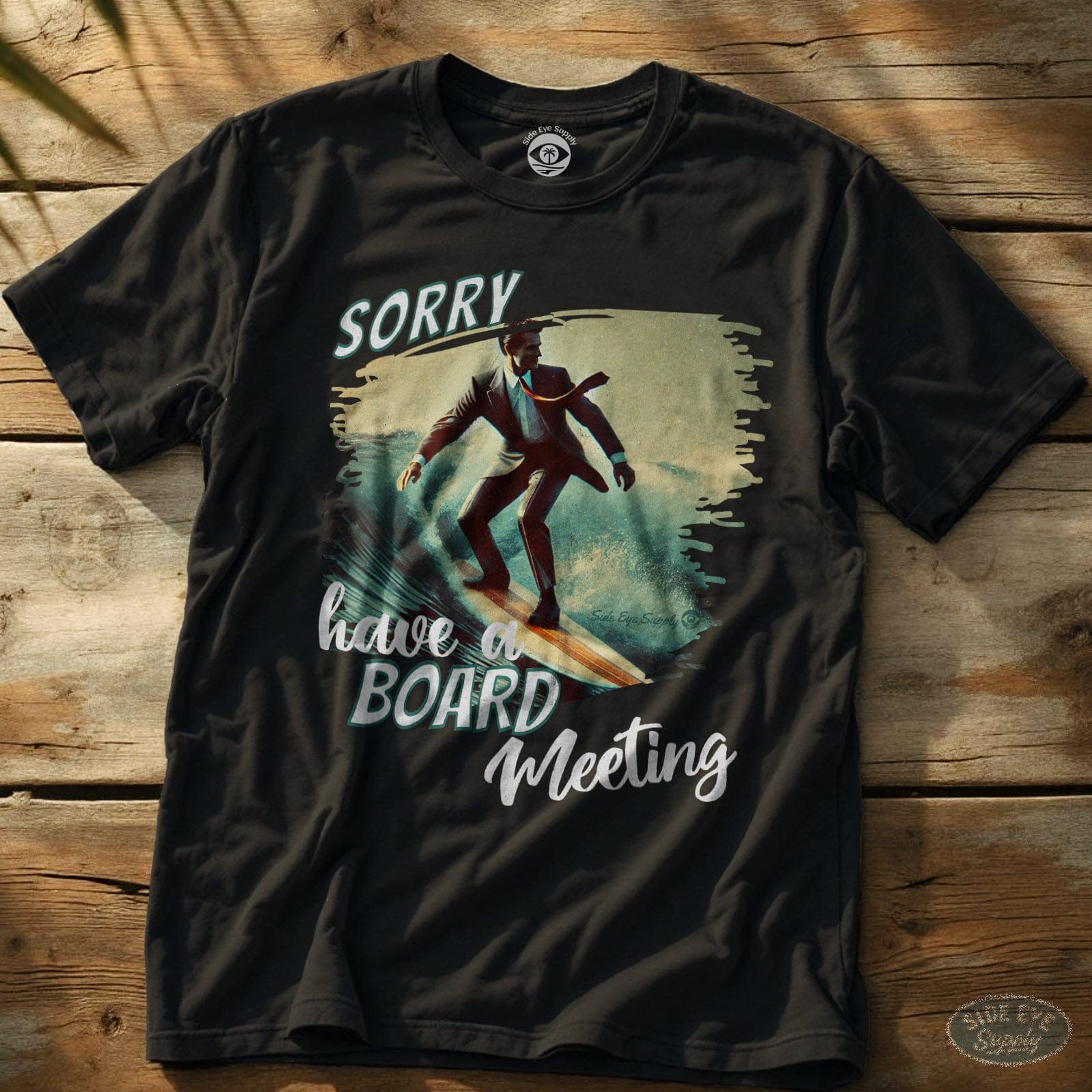 Board Meeting Tee Black / S - by Side Eye Supply - Surf Beach Life Apparel