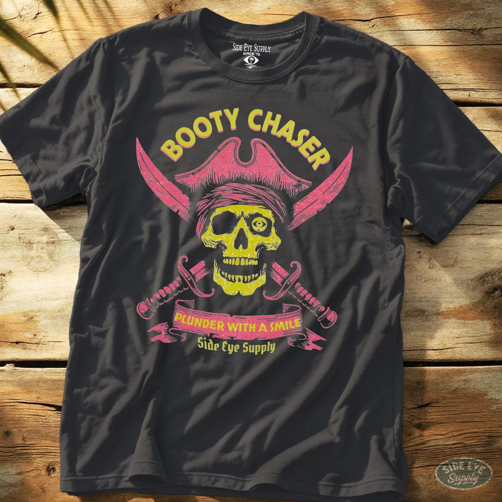 Bone Chaser Tee Charcoal / S - by Side Eye Supply - Surf Beach Life Apparel