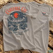 Carefree Cay Tee Ice Grey / S - by Side Eye Supply - Surf Beach Life Apparel