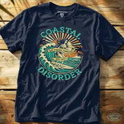 Coastal Disorder Tee Navy / S - by Side Eye Supply - Surf Beach Life Apparel