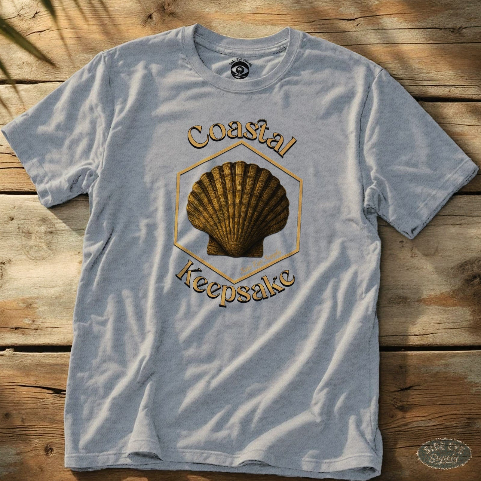 Coastal Keepsake Tee Sport Grey / S - by Side Eye Supply - Surf Beach Life Apparel
