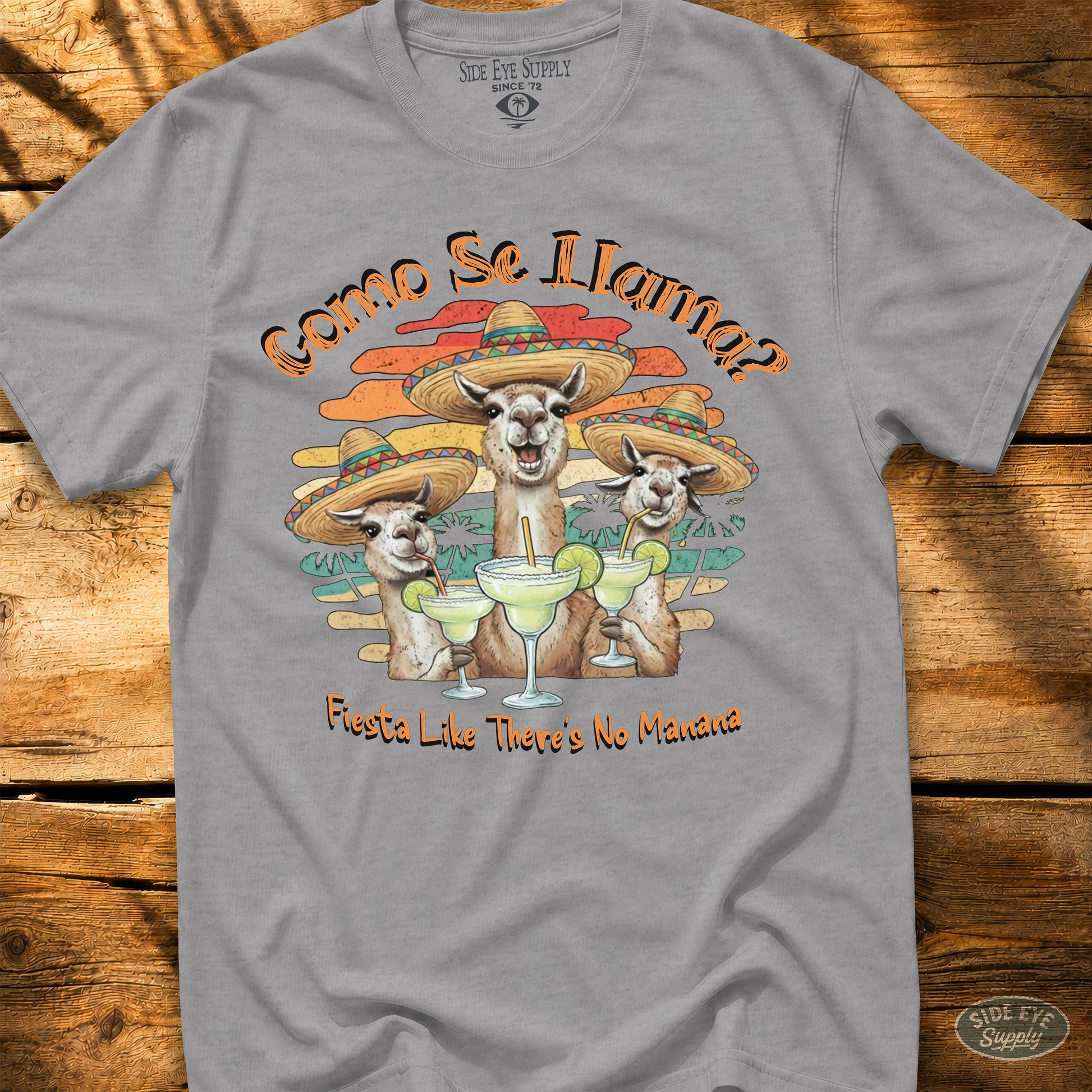 Como Se Llama Tee Sport Grey / S - by Side Eye Supply - Surf Beach Life Apparel
