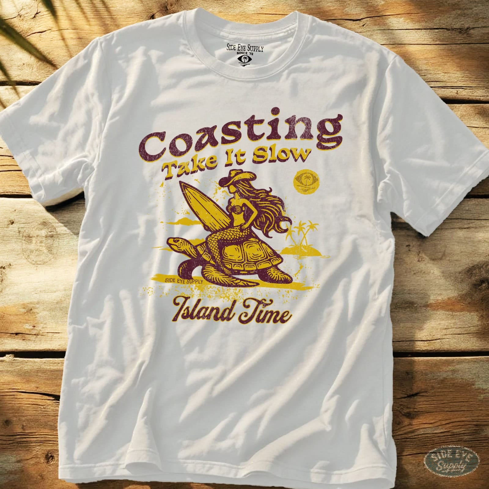 Cruising In Style Tee White / S - by Side Eye Supply - Surf Beach Life Apparel