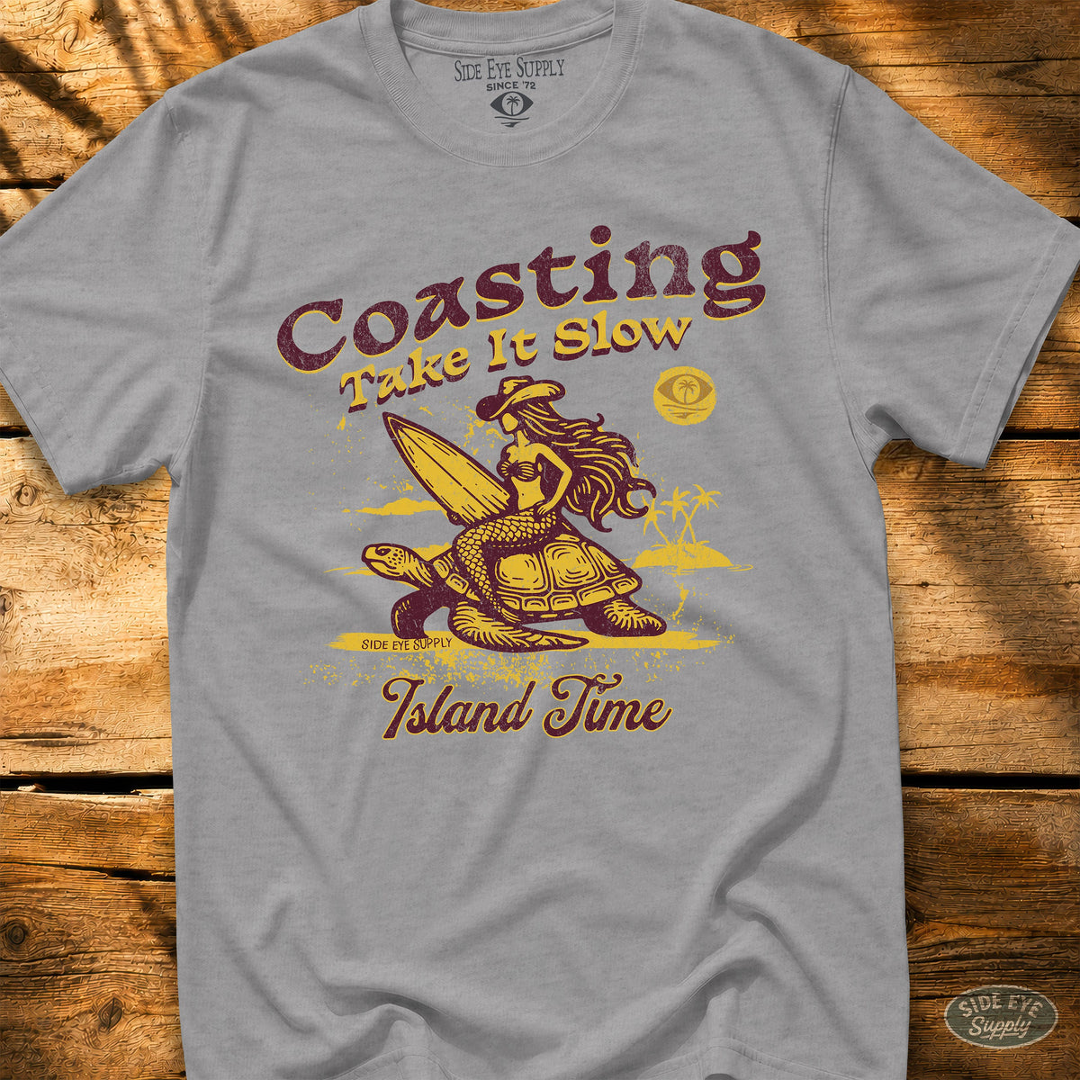 Cruising In Style Tee Sport Grey / S - by Side Eye Supply - Surf Beach Life Apparel