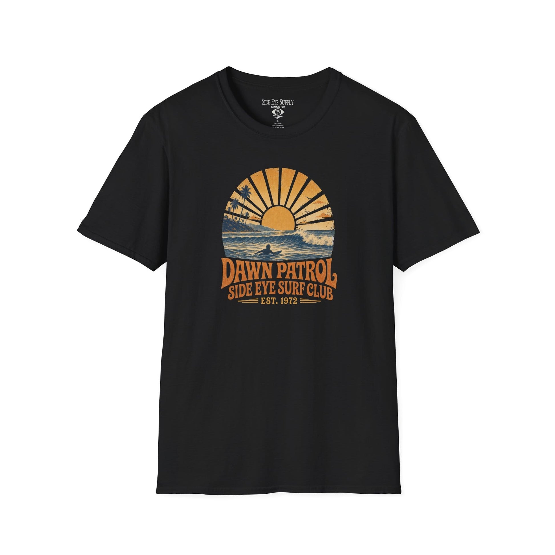 Dawn Patrol Tee Black / S - by Side Eye Supply - Surf Beach Life Apparel