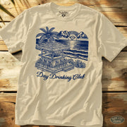 Day Drinking Club Tee Natural / S - by Side Eye Supply - Surf Beach Life Apparel
