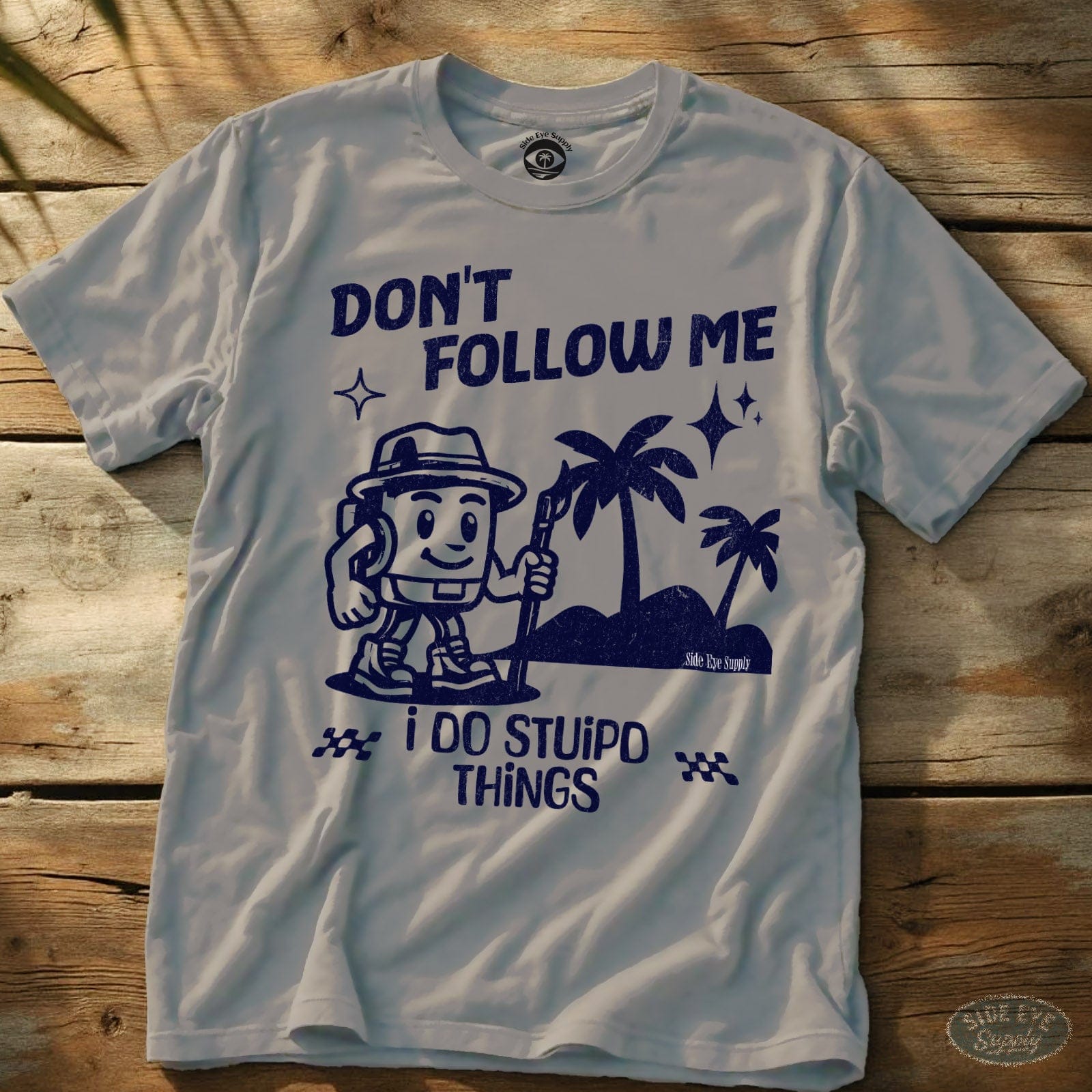Don't Follow Tee Ice Grey / S - by Side Eye Supply - Surf Beach Life Apparel