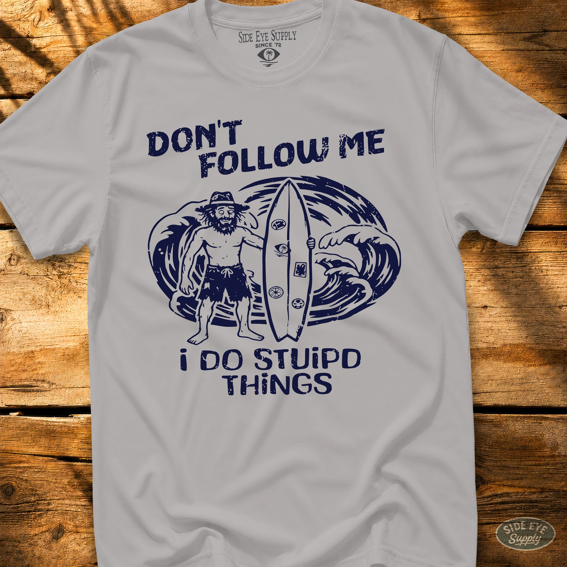 Don't Follow Tee Ice Grey / S - by Side Eye Supply - Surf Beach Life Apparel