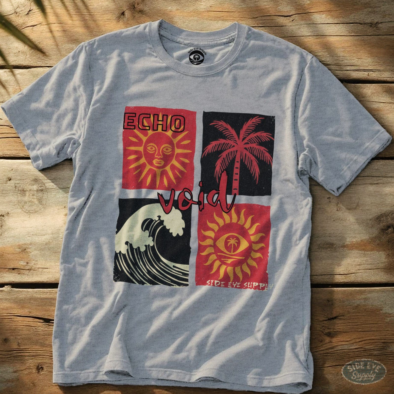 Echo Void Tee Sport Grey / S - by Side Eye Supply - Surf Beach Life Apparel