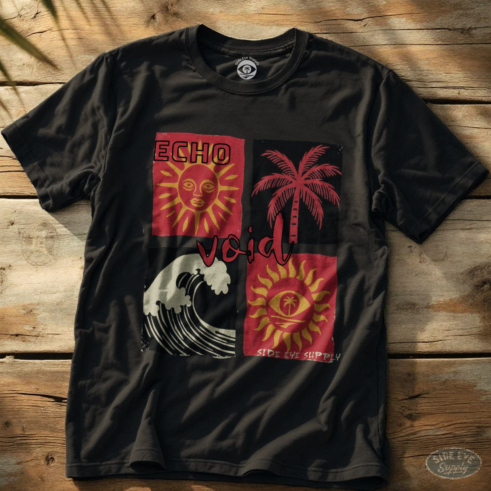 Echo Void Tee Black / S - by Side Eye Supply - Surf Beach Life Apparel