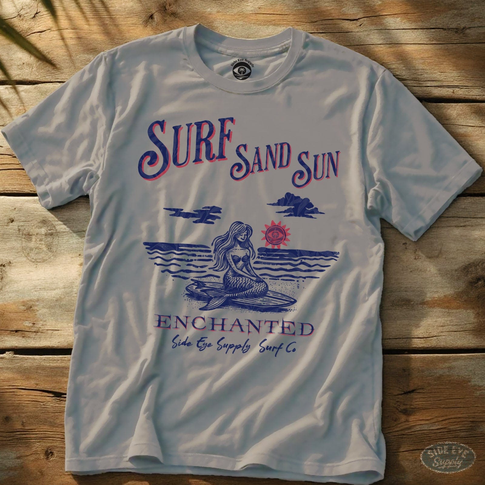 Enchanted Tee Ice Grey / S - by Side Eye Supply - Surf Beach Life Apparel