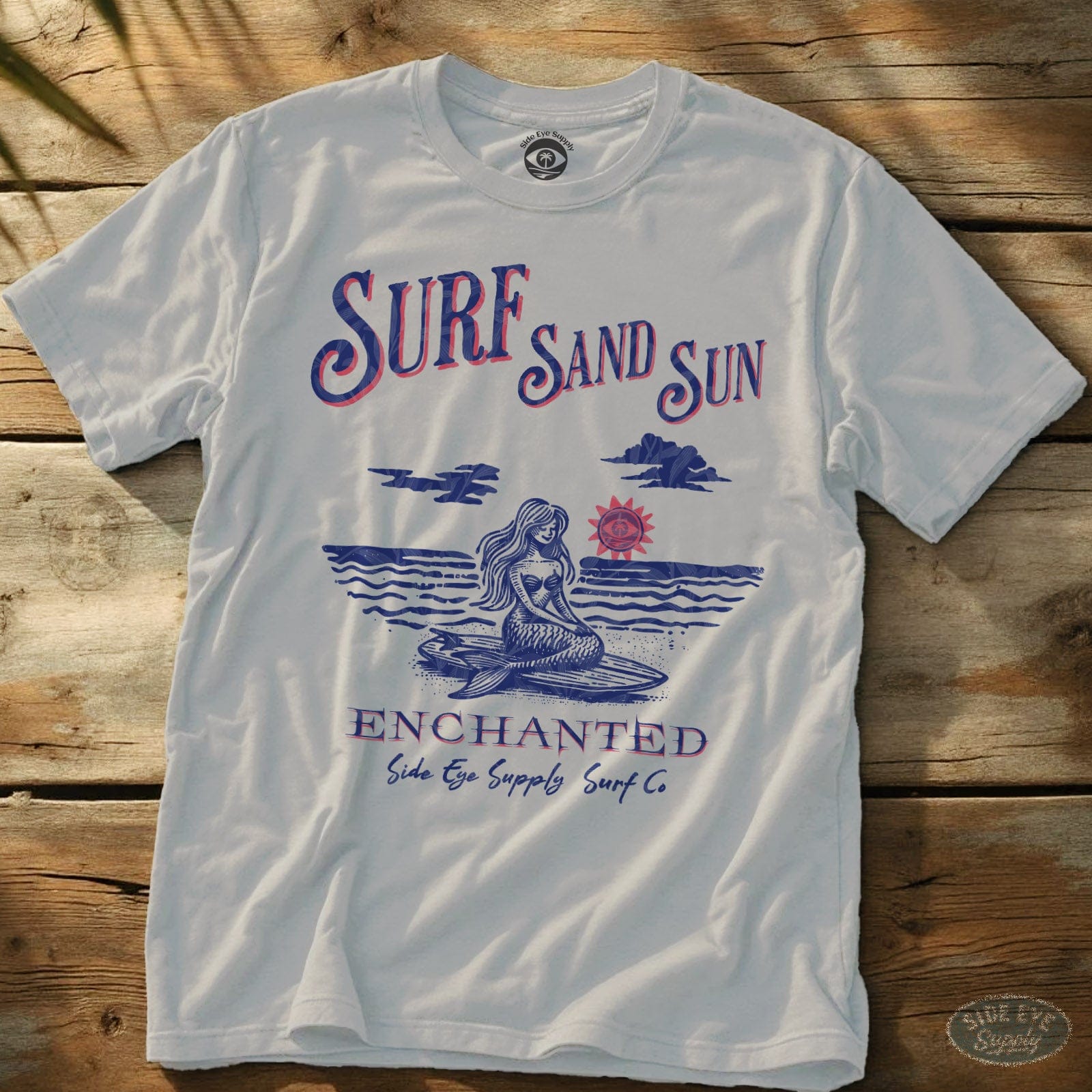 Enchanted Tee White / S - by Side Eye Supply - Surf Beach Life Apparel
