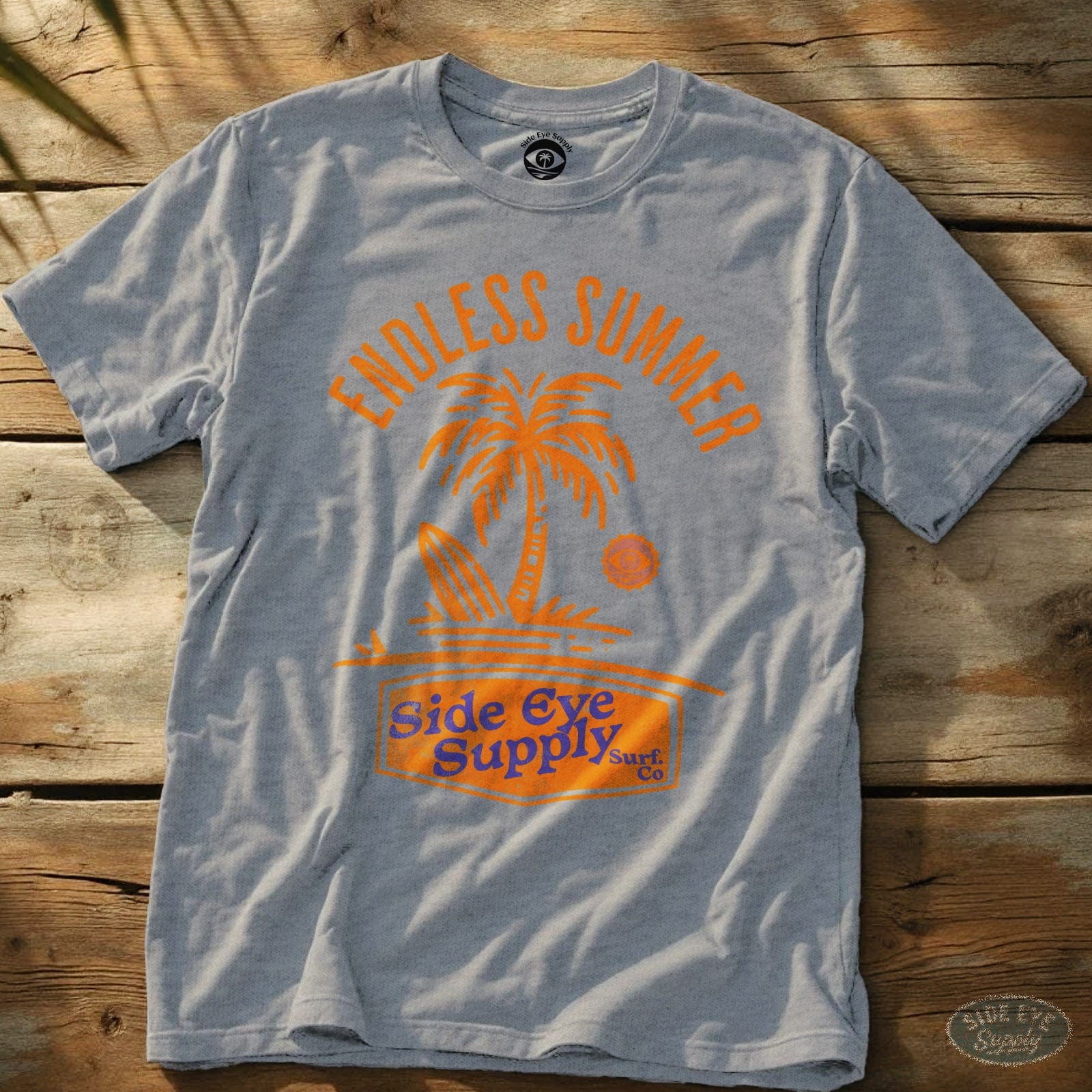 Endless Summer T-Shirt Sport Grey / S - by Side Eye Supply - Surf Beach Life Apparel