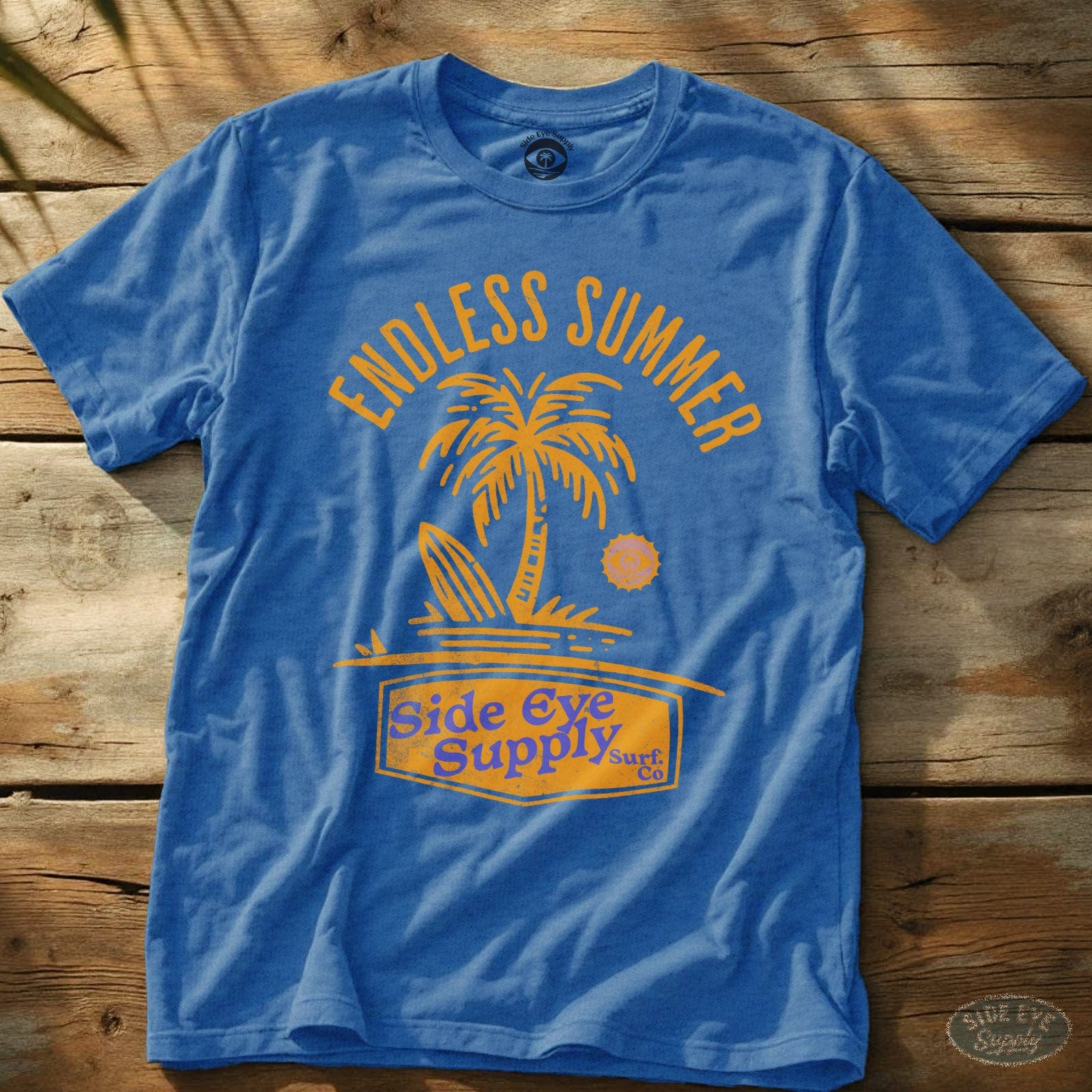 Endless Summer T-Shirt Heather Royal / S - by Side Eye Supply - Surf Beach Life Apparel