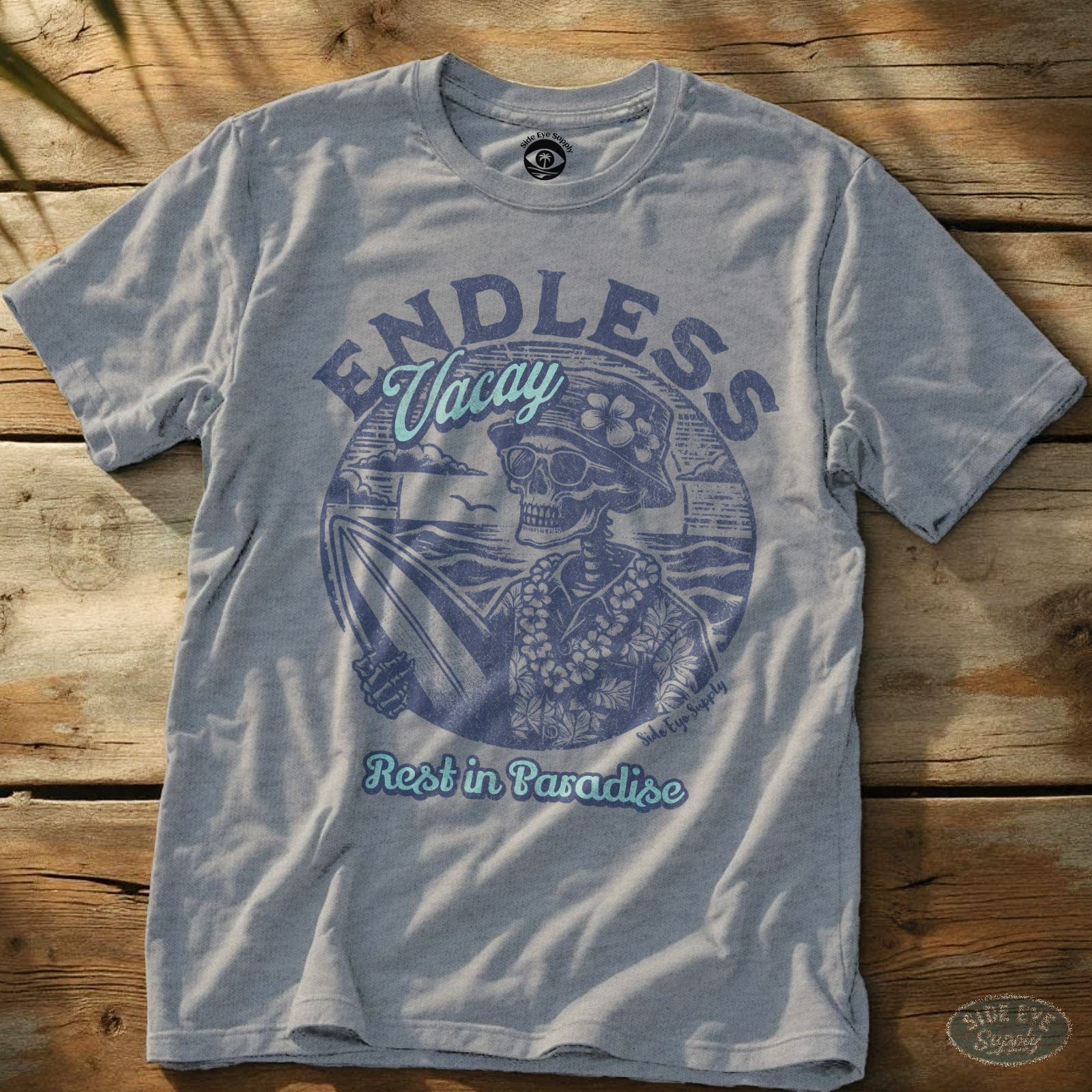 Endless Vacay Tee Sport Grey / S - by Side Eye Supply - Surf Beach Life Apparel