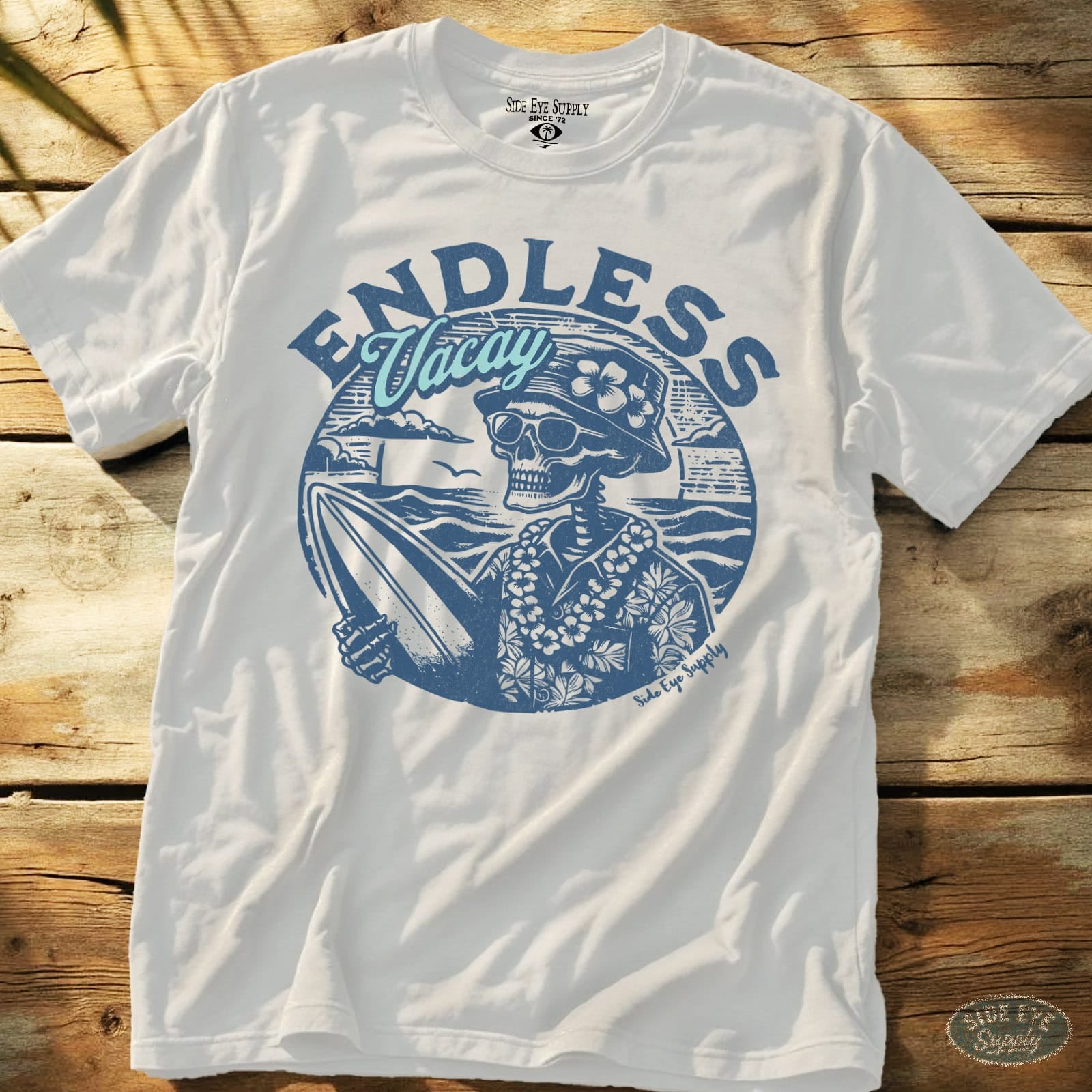 Endless Vacay Tee White / S - by Side Eye Supply - Surf Beach Life Apparel
