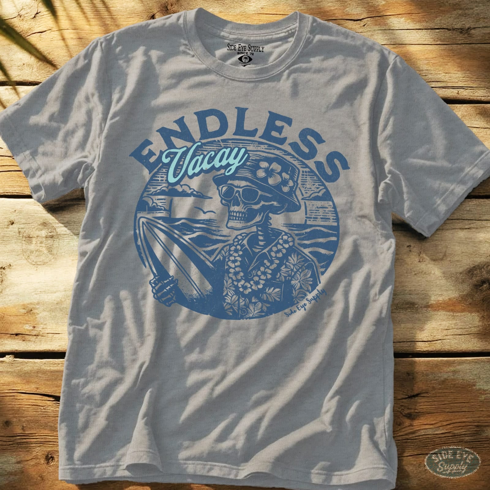 Endless Vacay Tee Sport Grey / S - by Side Eye Supply - Surf Beach Life Apparel