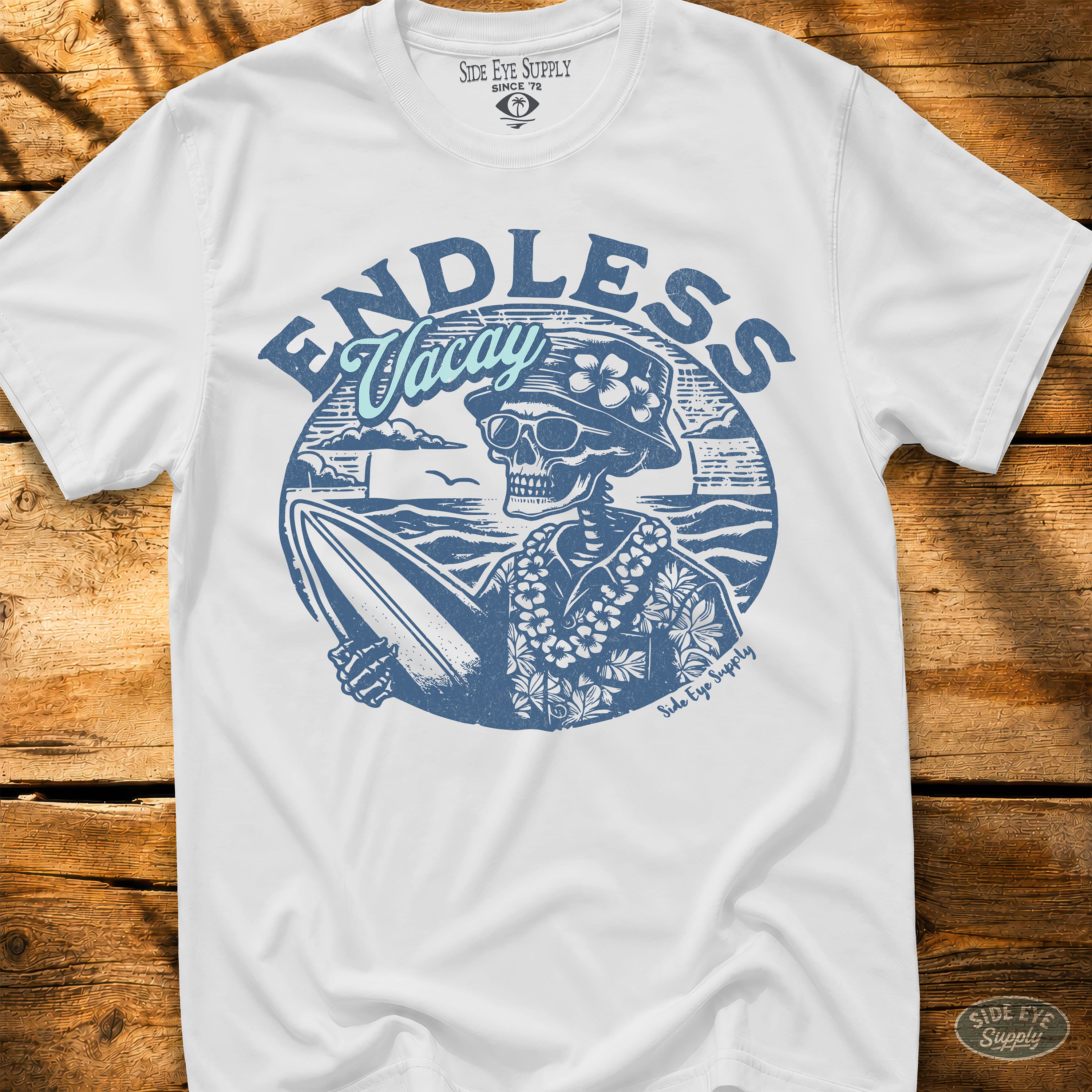 Endless Vacay Tee White / S - by Side Eye Supply - Surf Beach Life Apparel