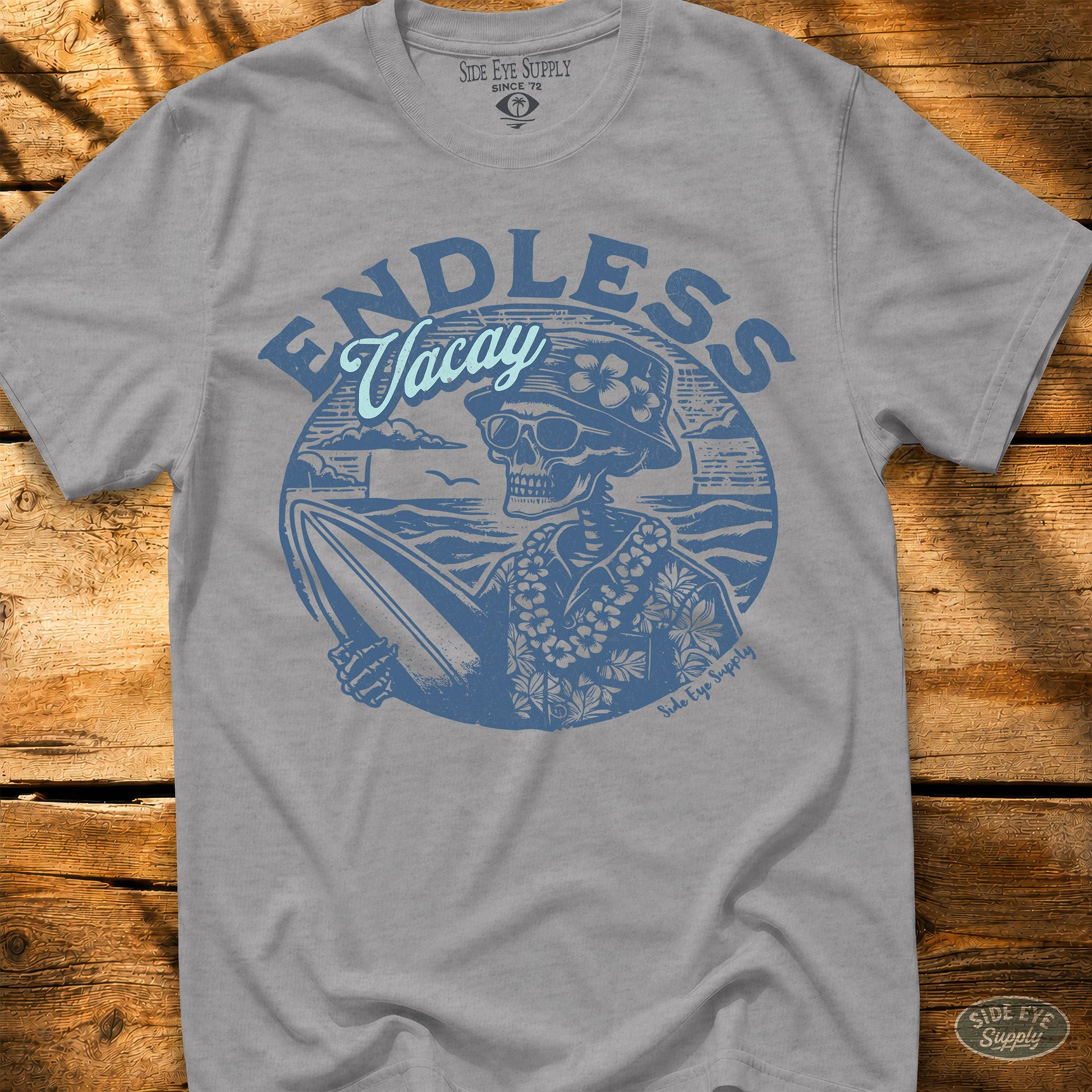Endless Vacay Tee Sport Grey / S - by Side Eye Supply - Surf Beach Life Apparel