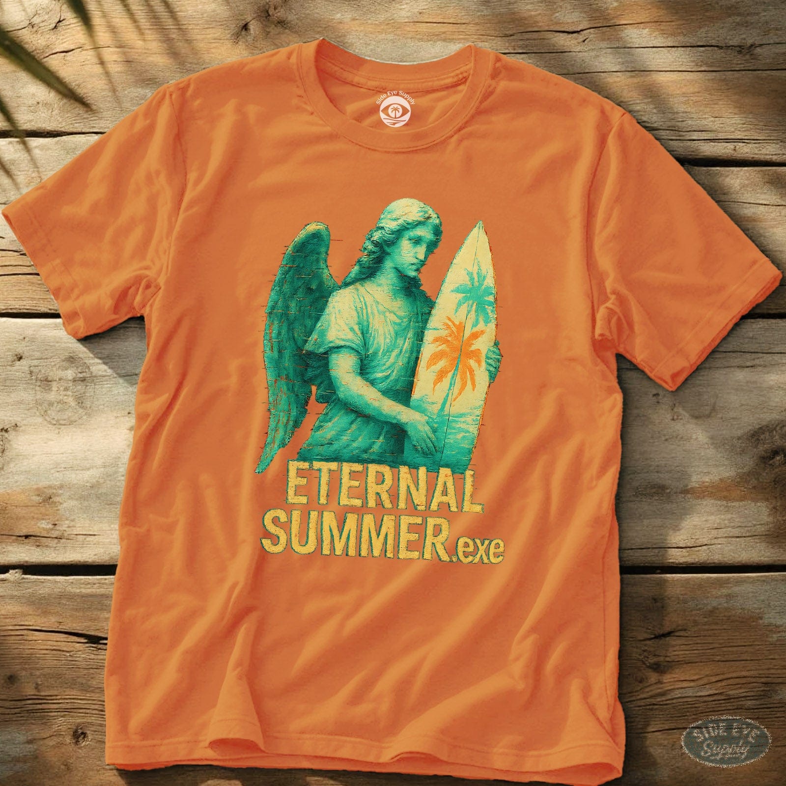 Eternal Summer.exe Tee Orange / S - by Side Eye Supply - Surf Beach Life Apparel