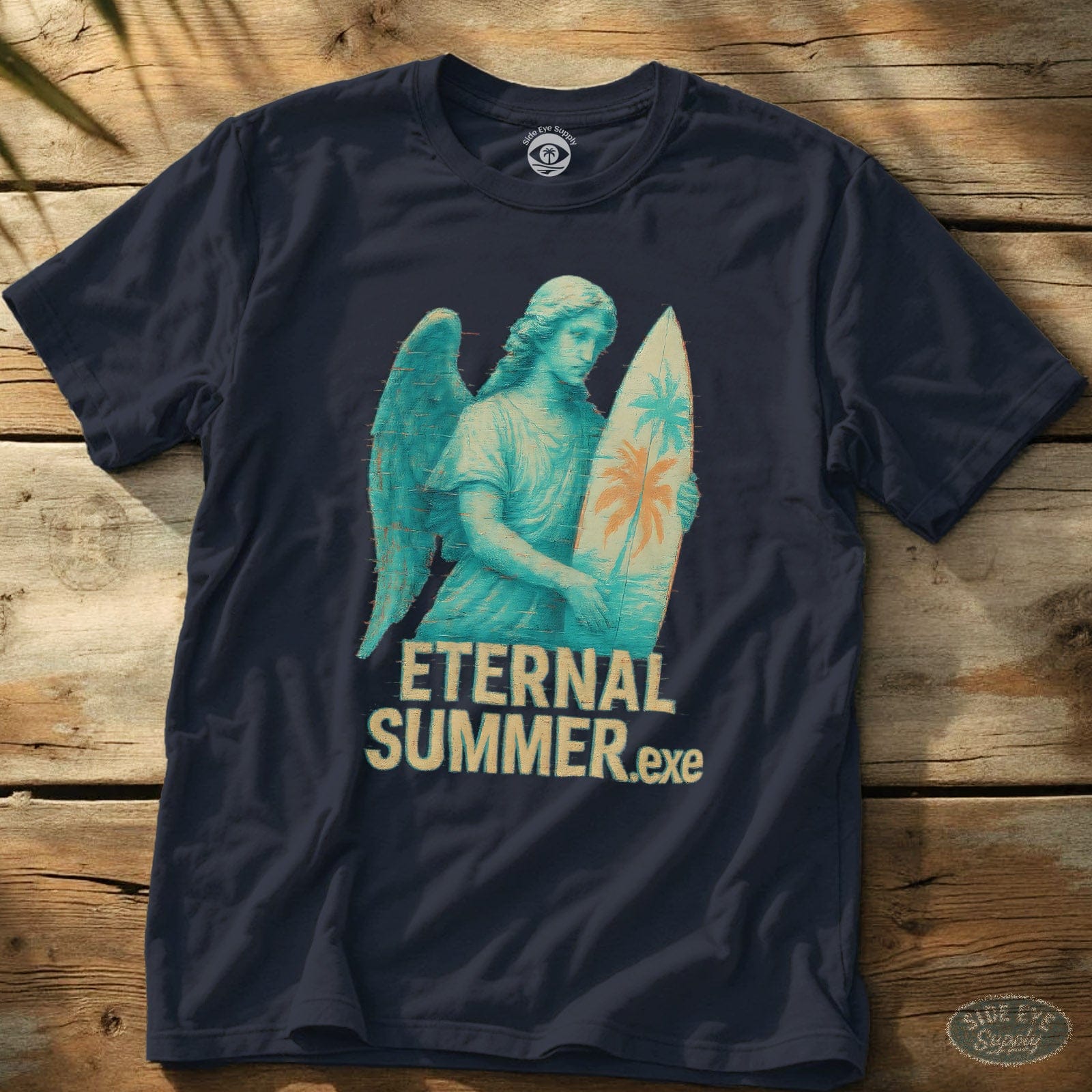 Eternal Summer.exe Tee Navy / S - by Side Eye Supply - Surf Beach Life Apparel