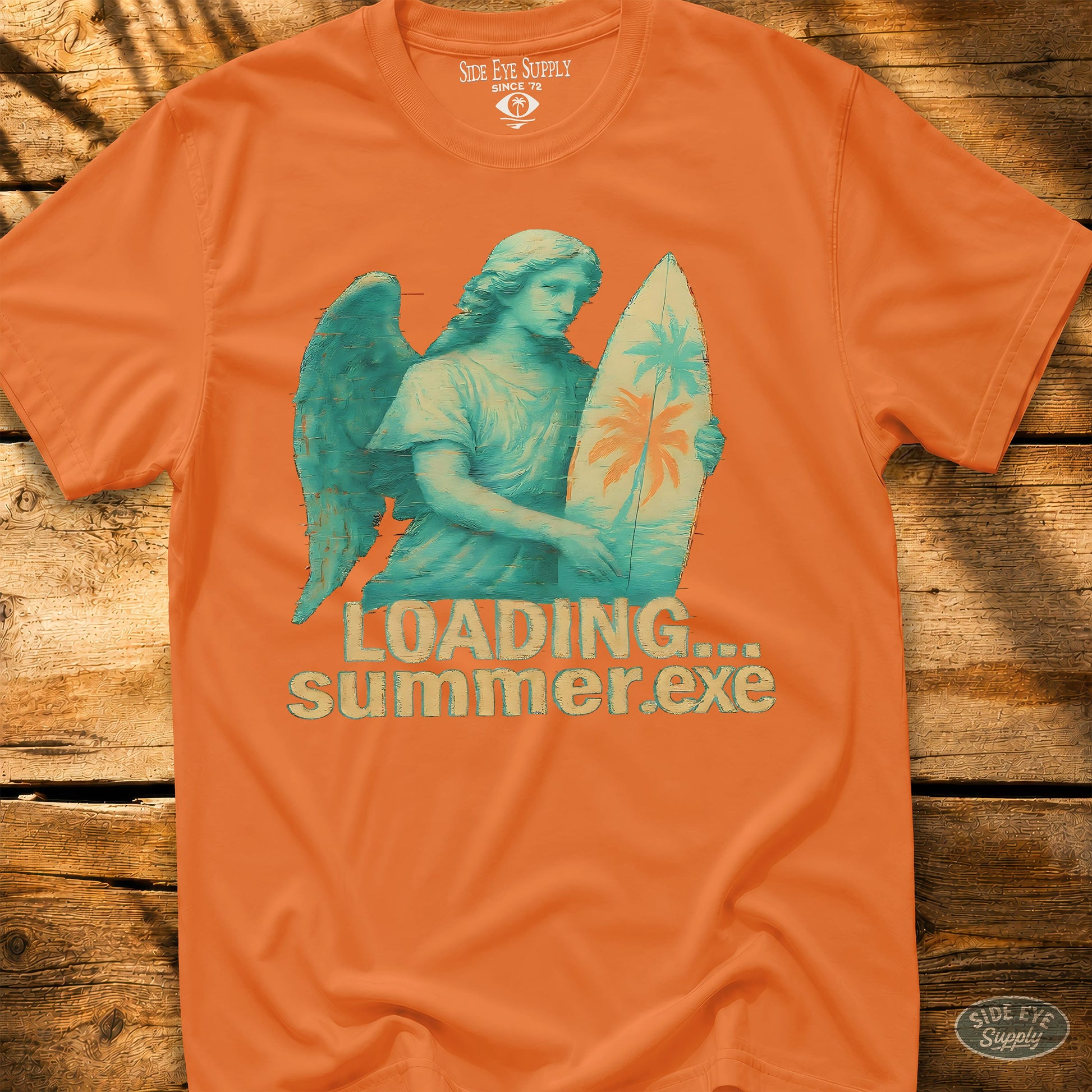 Eternal Summer.exe Tee Orange / S - by Side Eye Supply - Surf Beach Life Apparel