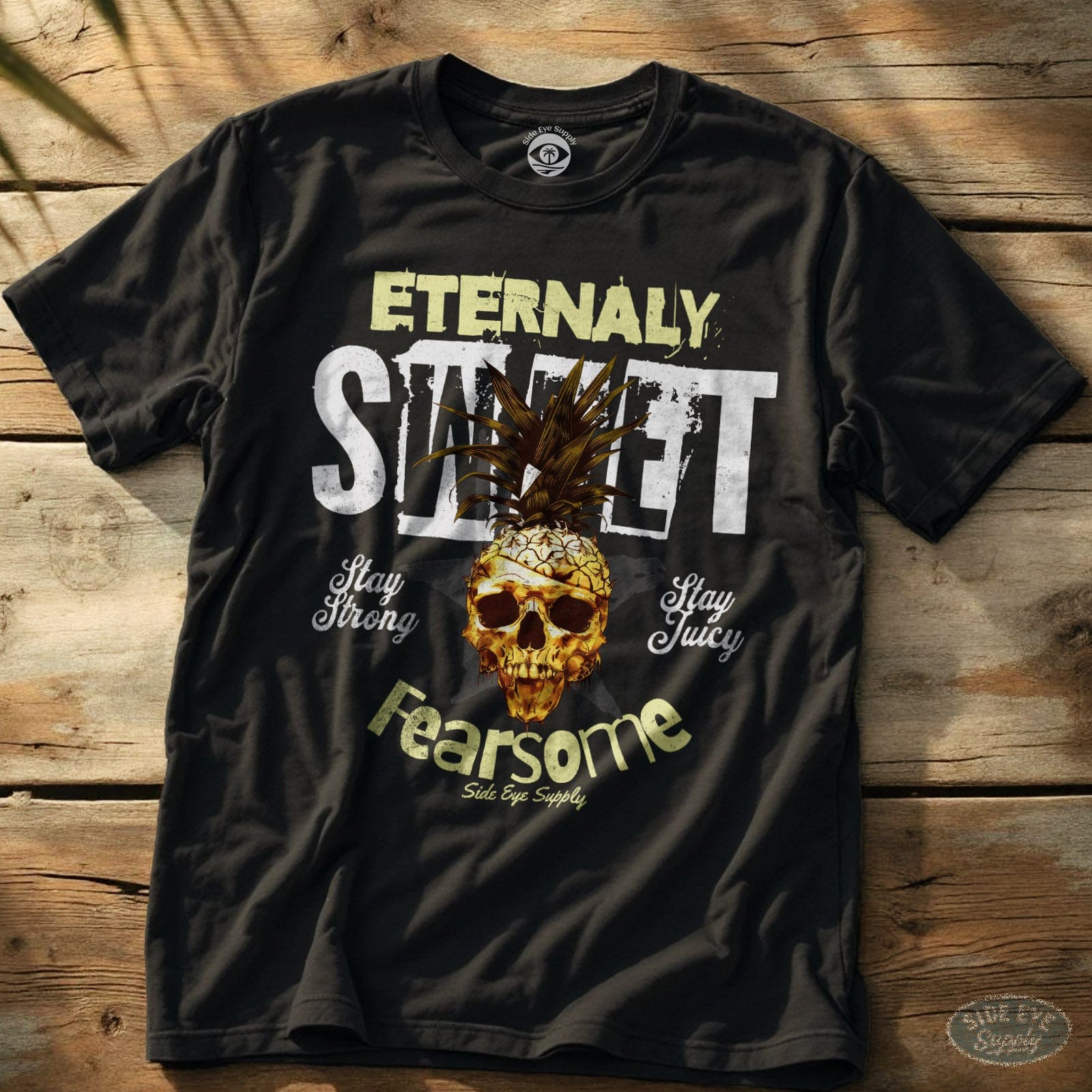 Eternally Sweet Tee Black / S - by Side Eye Supply - Surf Beach Life Apparel